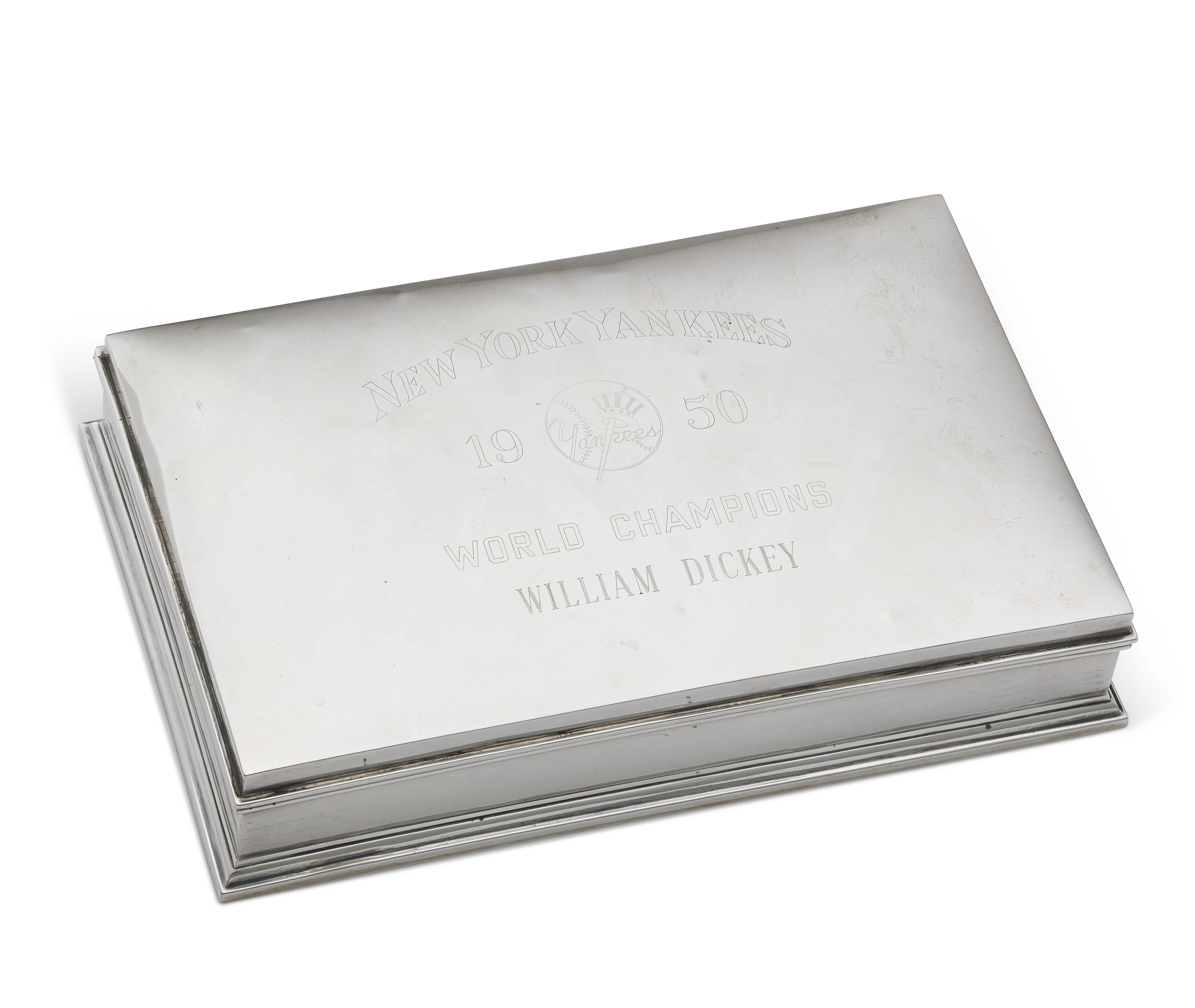 BILL DICKEY 1950 NEW YORK YANKEES WORLD SERIES CHAMPIONSHIP AWARD: