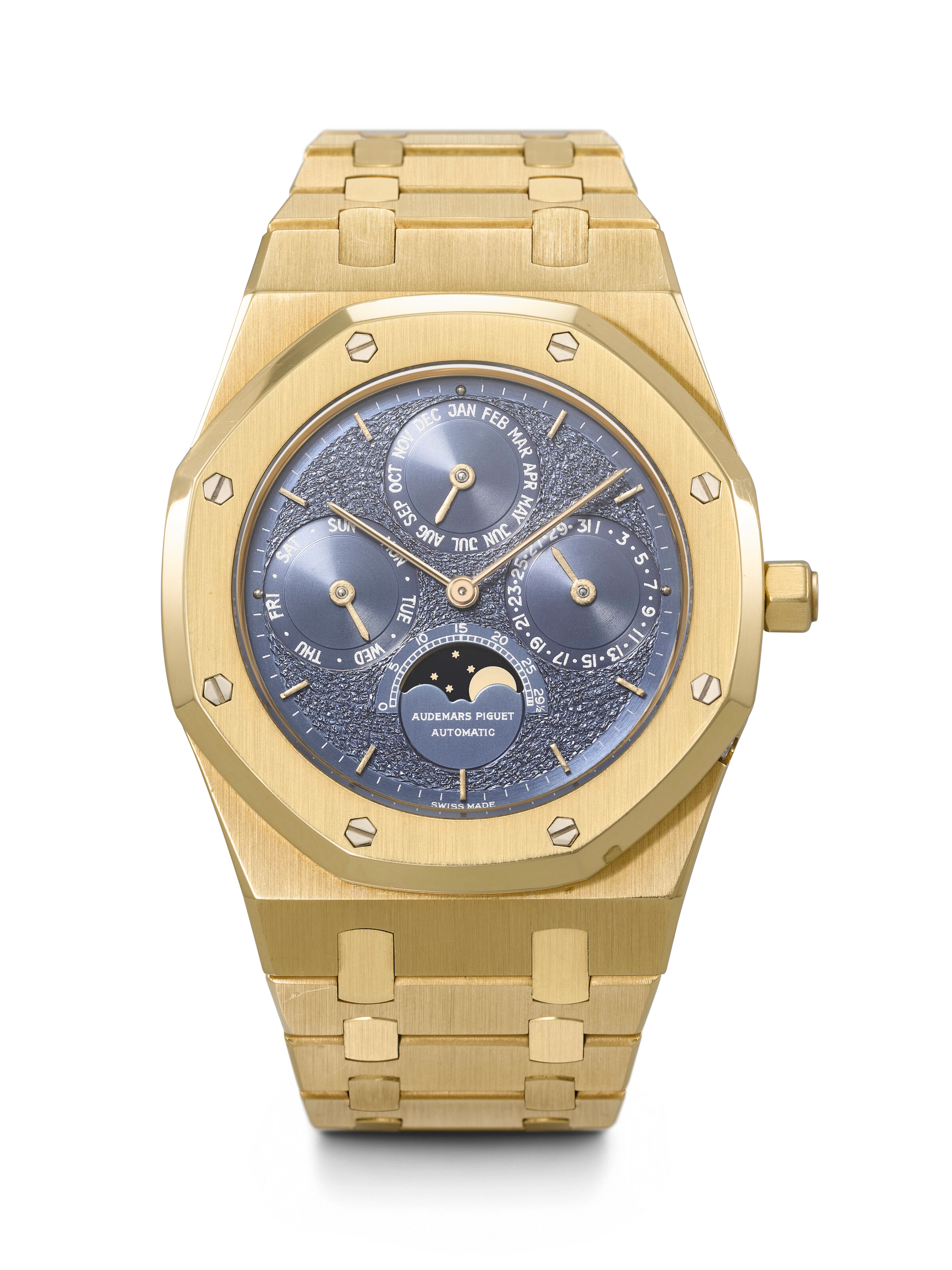 Audemars Piguet. A Very Rare and Highly Attractive 18K Gold Automatic