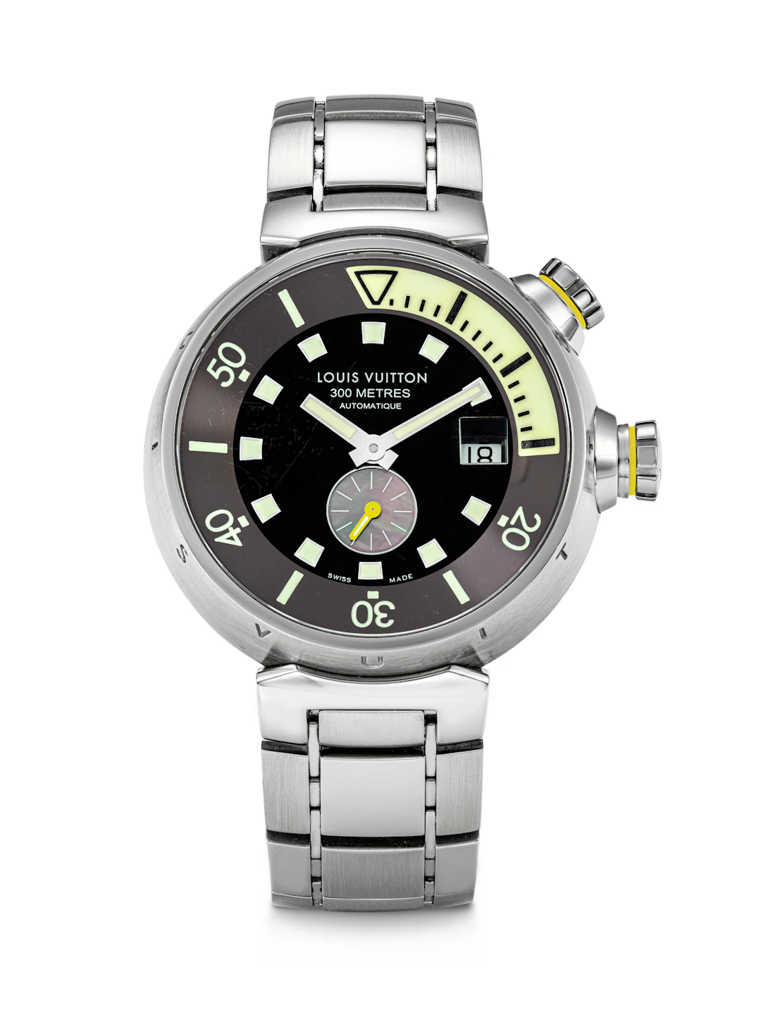 Louis Vuitton, Stainless Steel Tambour Diver, Ref. Q1031