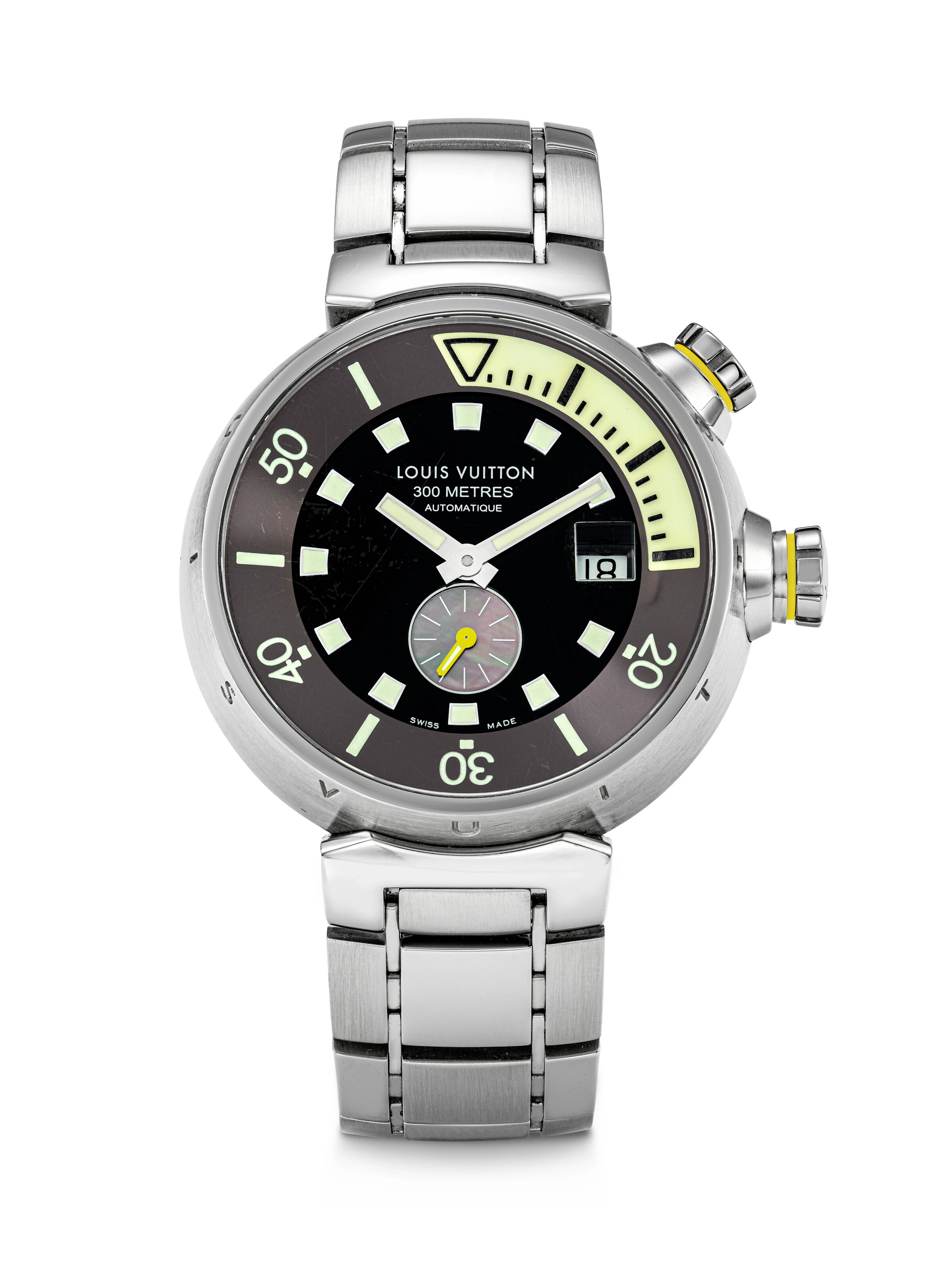 Louis Vuitton, Stainless Steel Tambour Diver, Ref. Q1031
