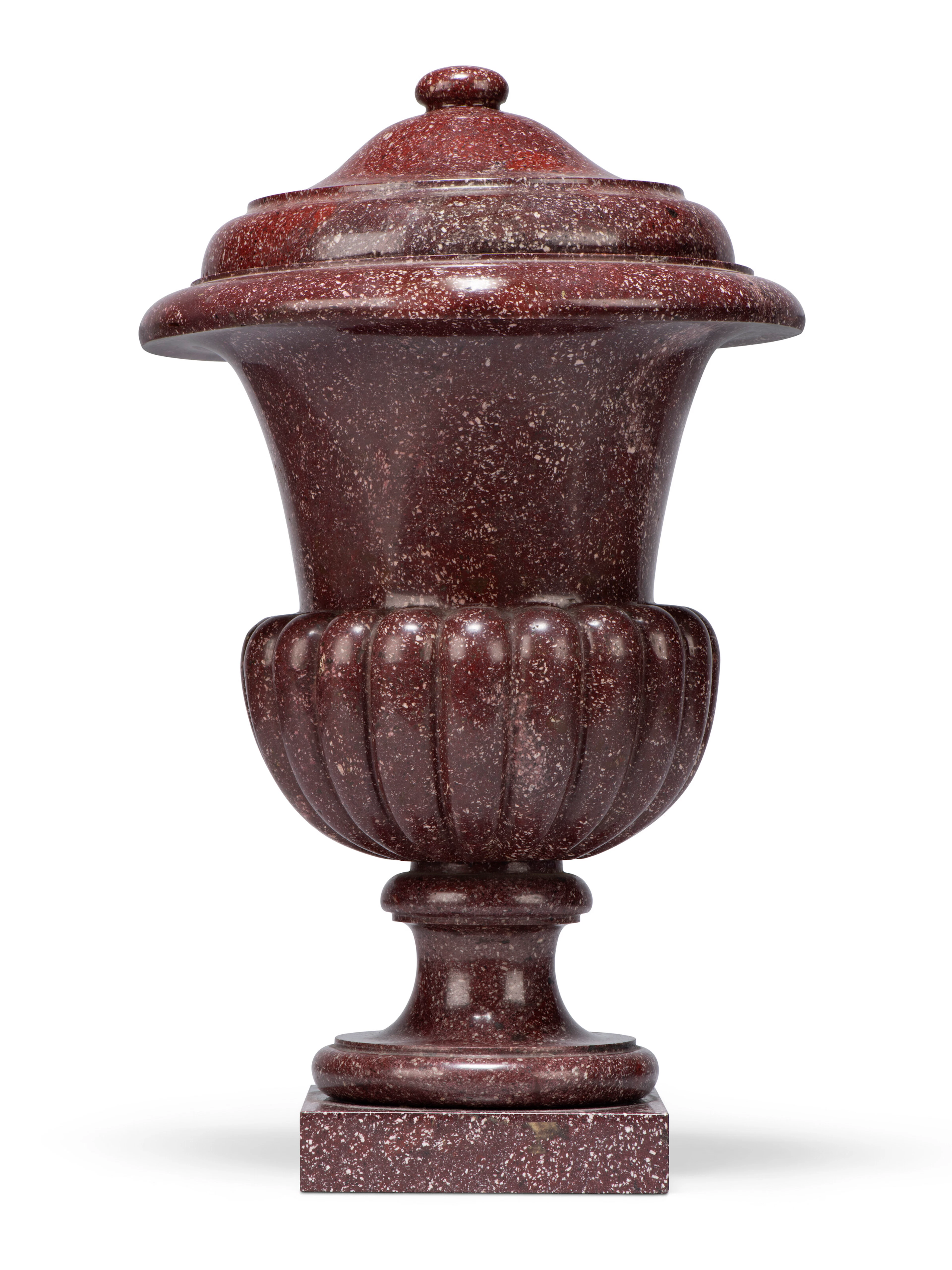 An Italian Porphyry Campana Vase