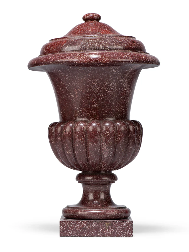 An Italian Porphyry Campana Vase