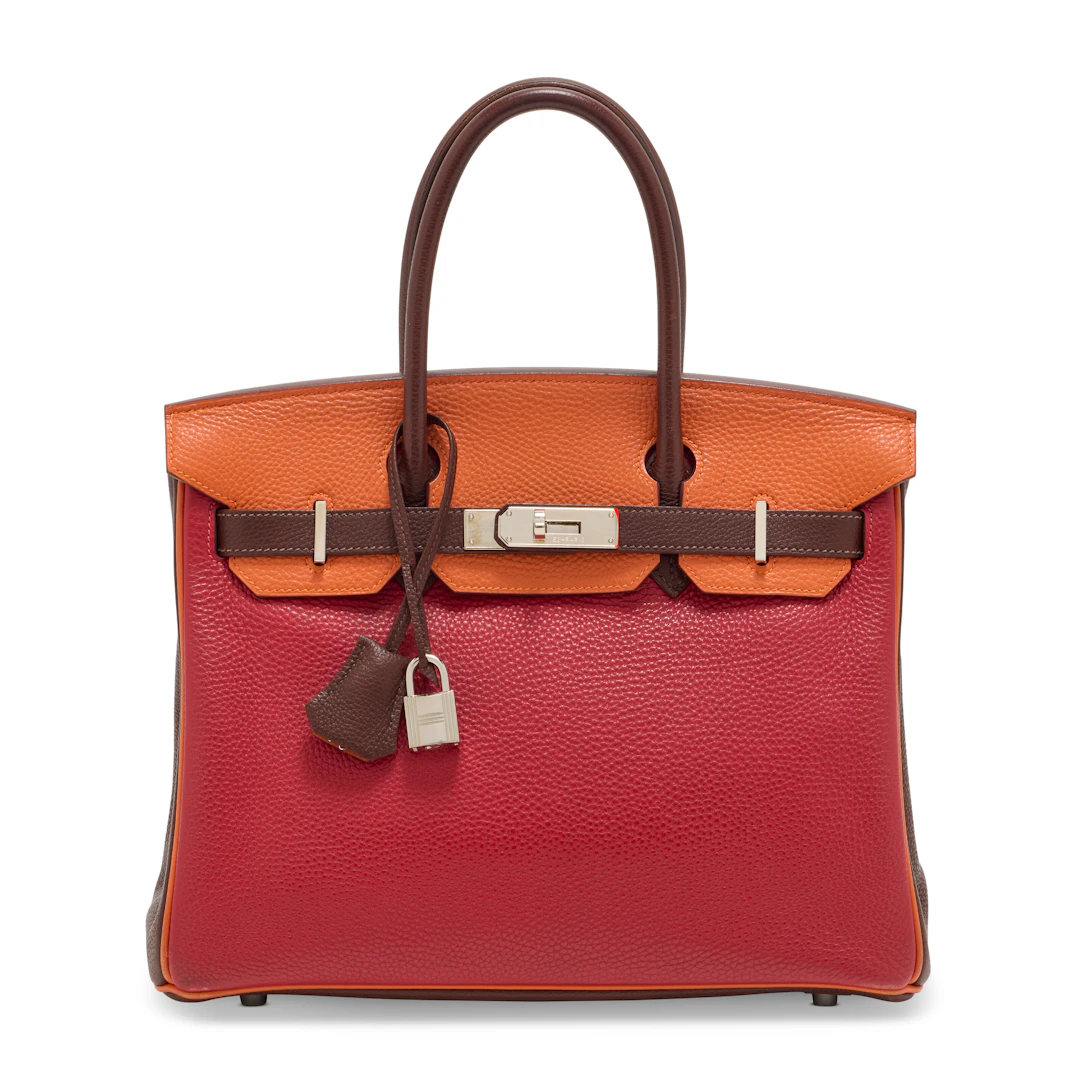 A Special Order Potiron, Rouge Garance & Chocolat Togo Leather Birkin