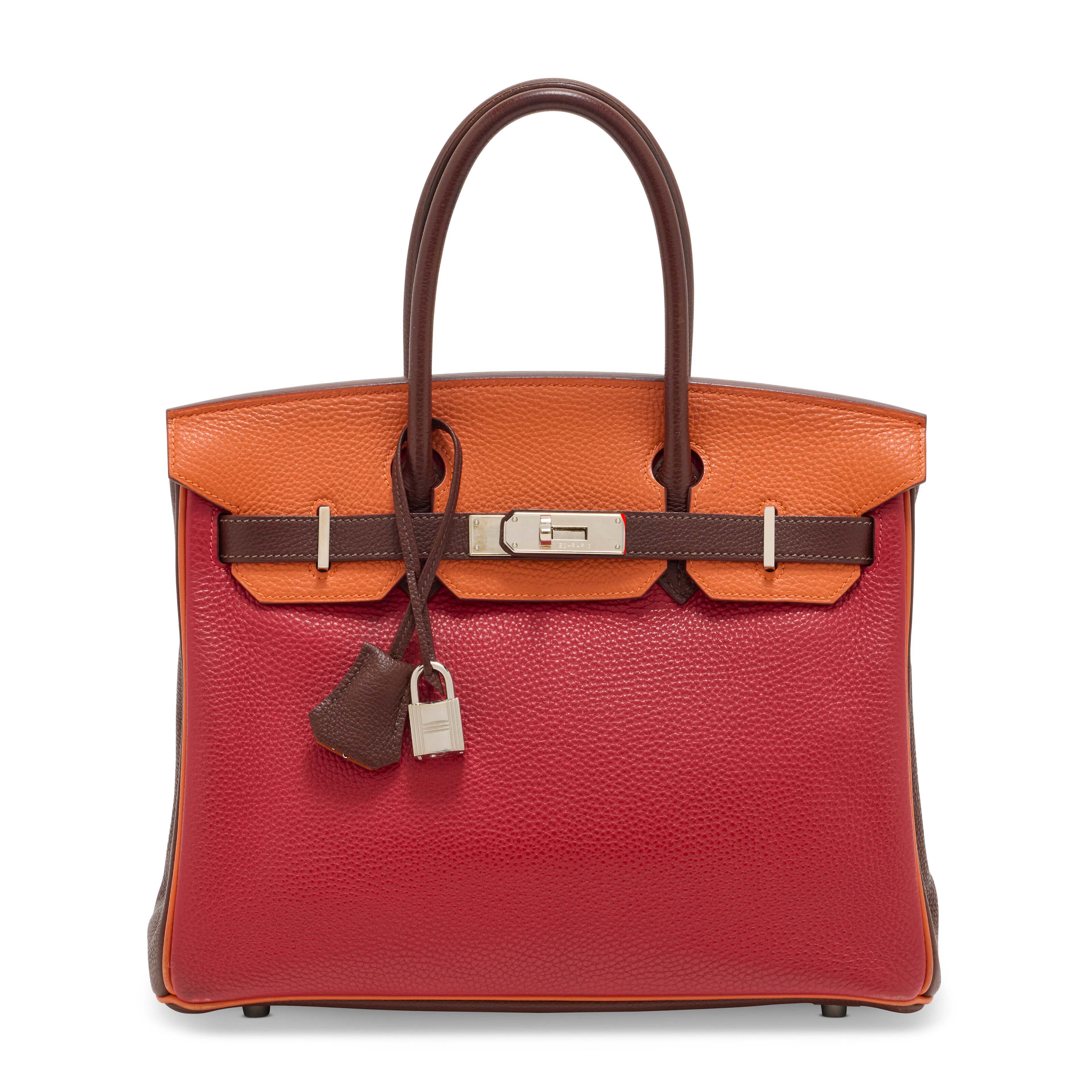A Special Order Potiron, Rouge Garance & Chocolat Togo Leather Birkin
