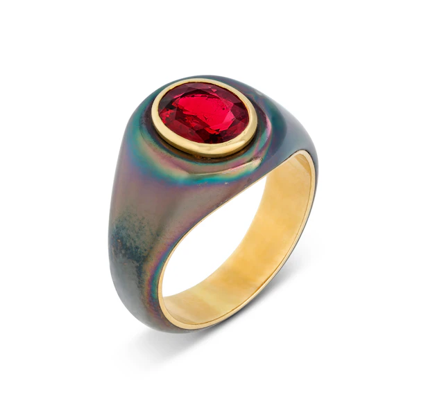Jar Spinel Ring