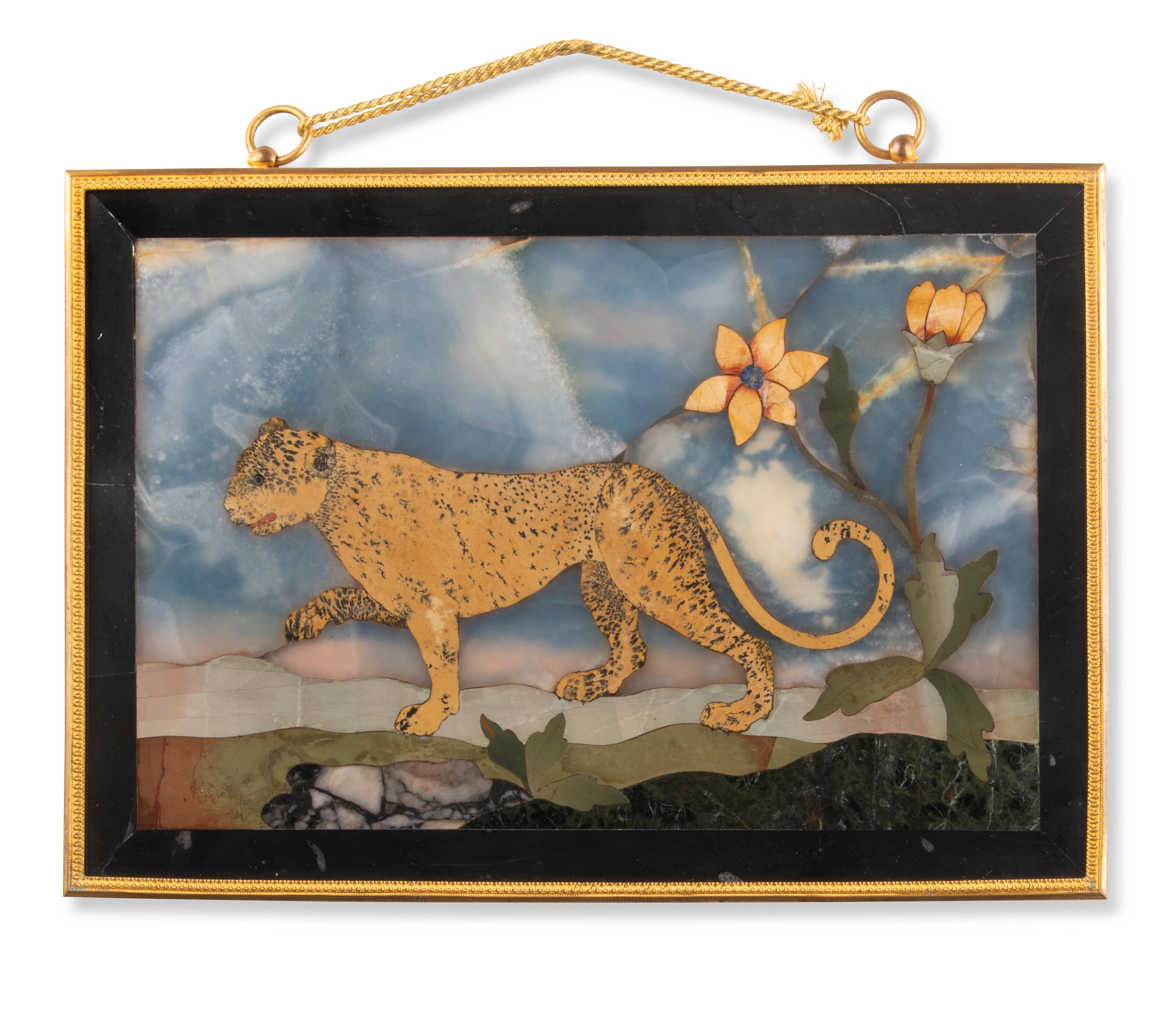 An Italian Pietra Dura Plaque
