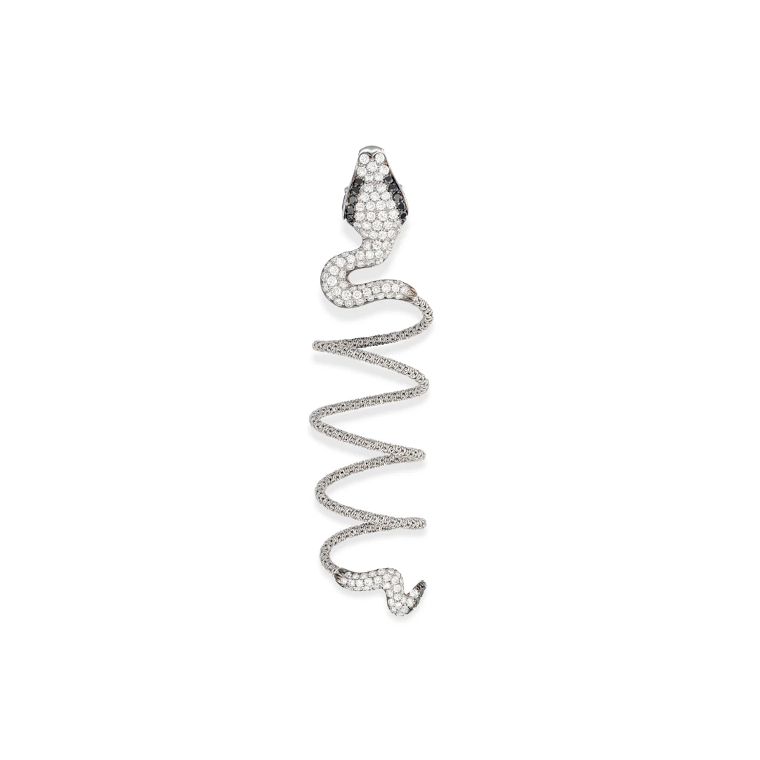 Ferraris Diamond, Coloured Diamond and Sapphire Snake Ring