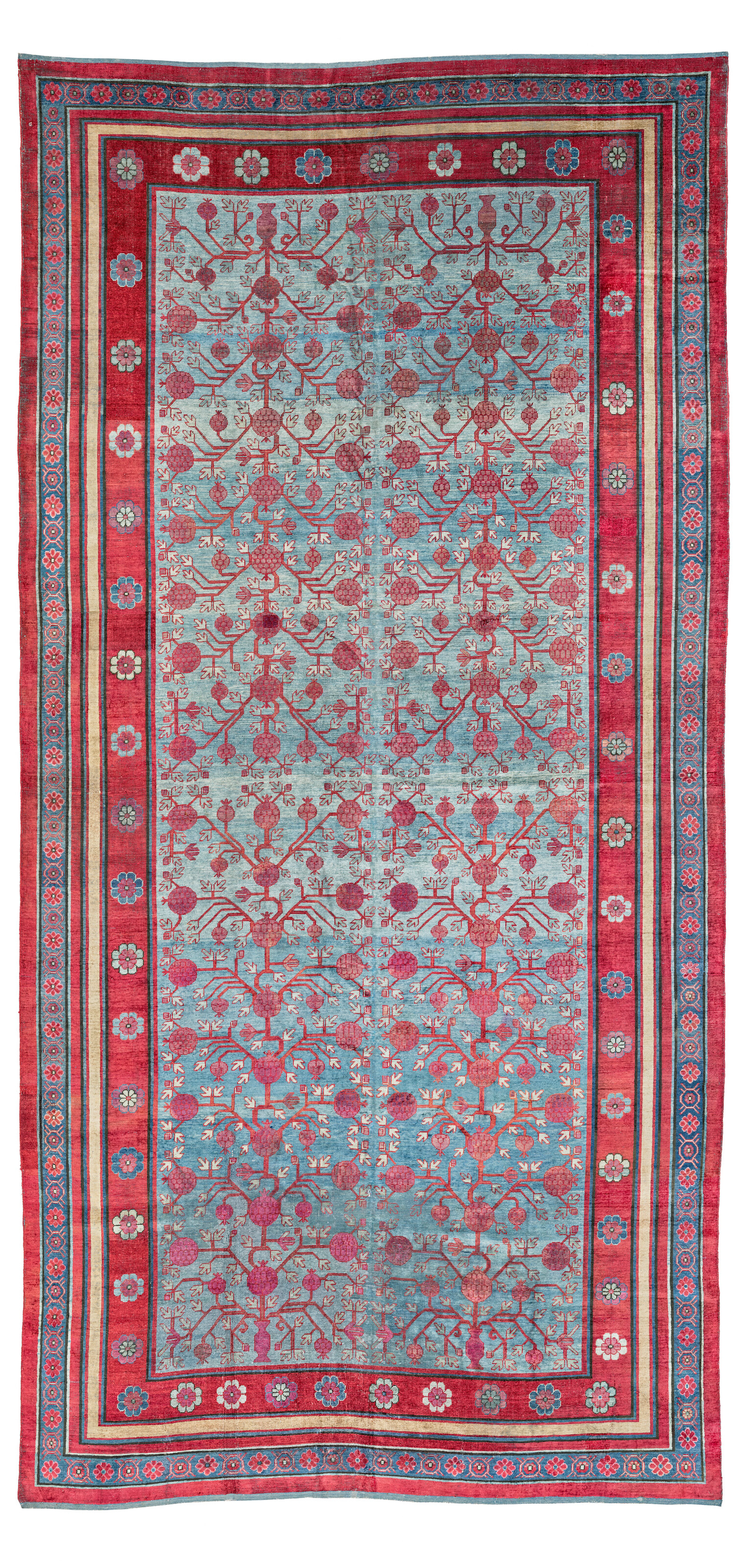 A Silk Yarkand Carpet