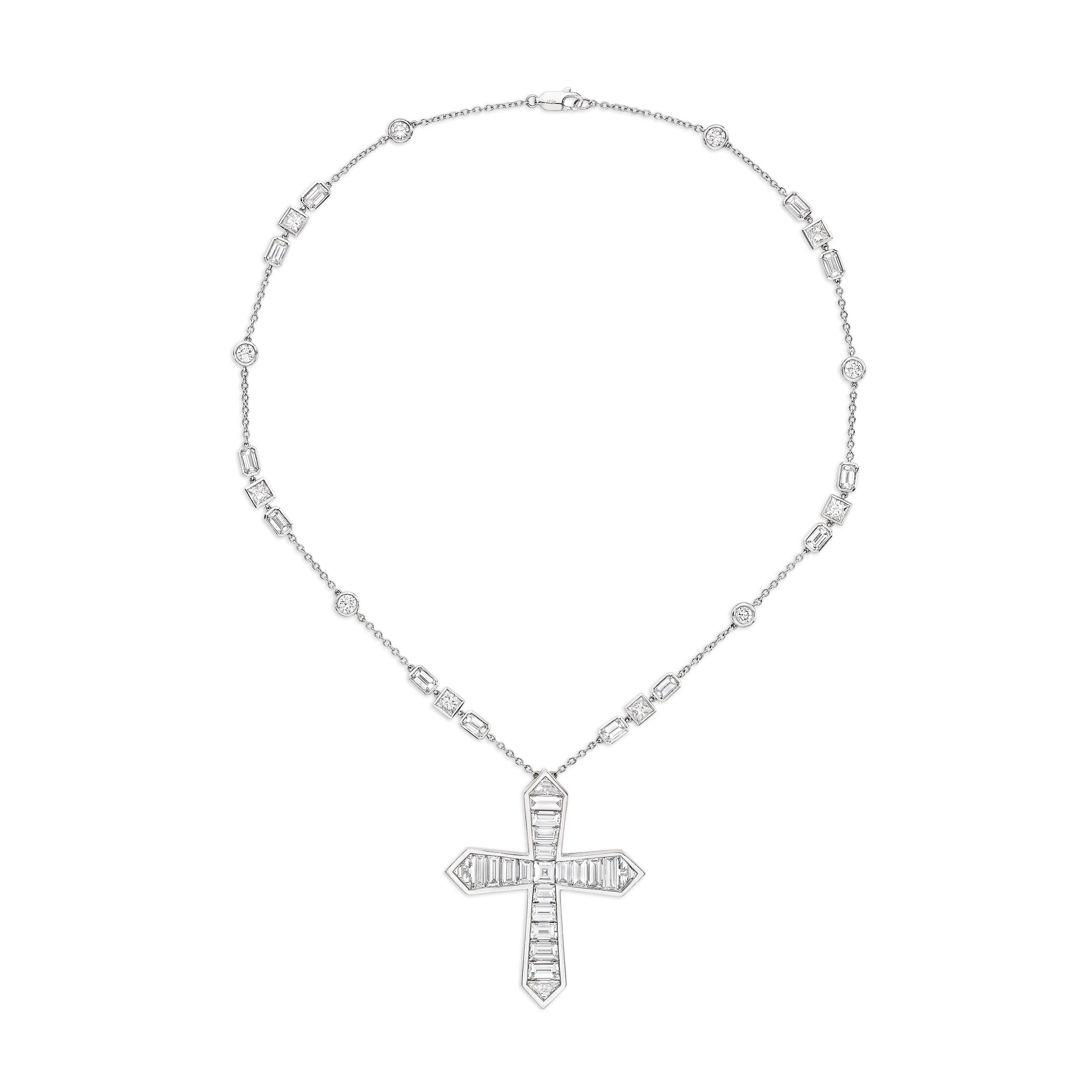 Graff Diamond Cross Pendant-Necklace