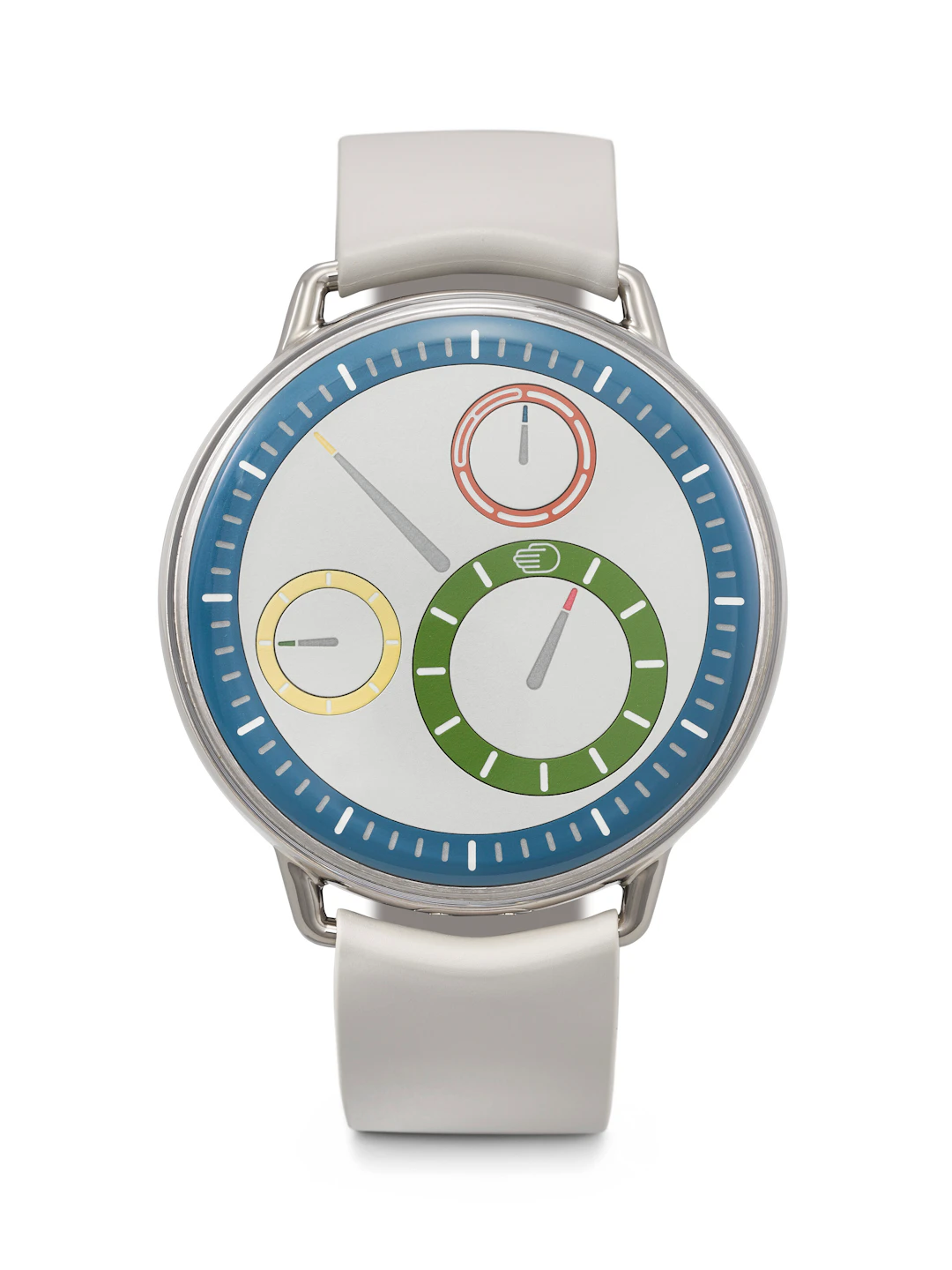 Ressence. An Avant-Garde Titanium Wristwatch with Day, Day/Night Indication