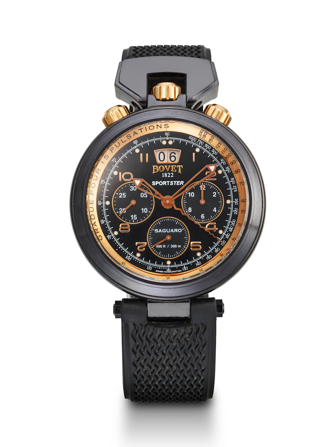 Bovet, Pvd-Coated Stainless Steel 'Sportster Saguaro', Ref. C806