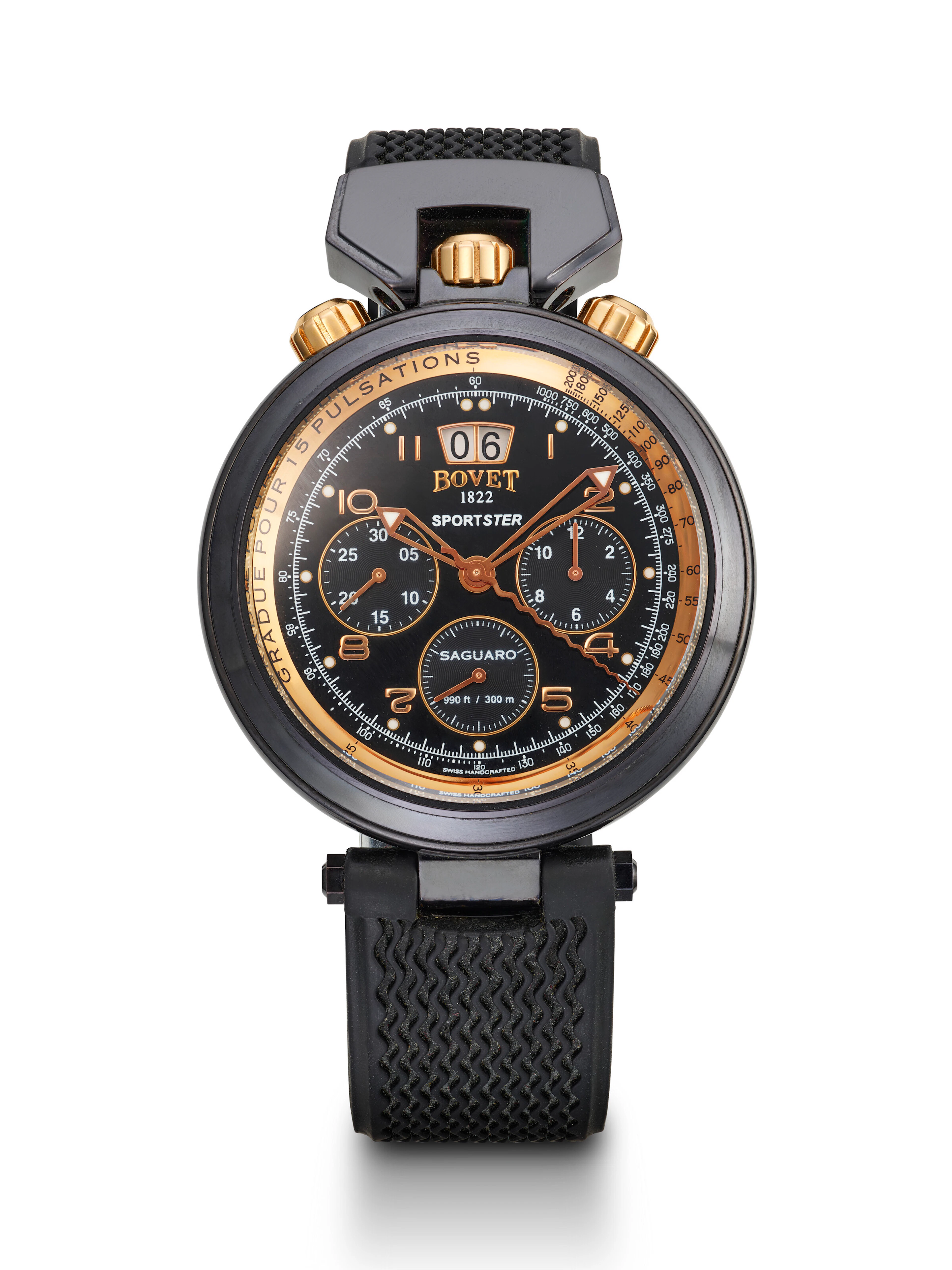 Bovet, Pvd-Coated Stainless Steel 'Sportster Saguaro', Ref. C806