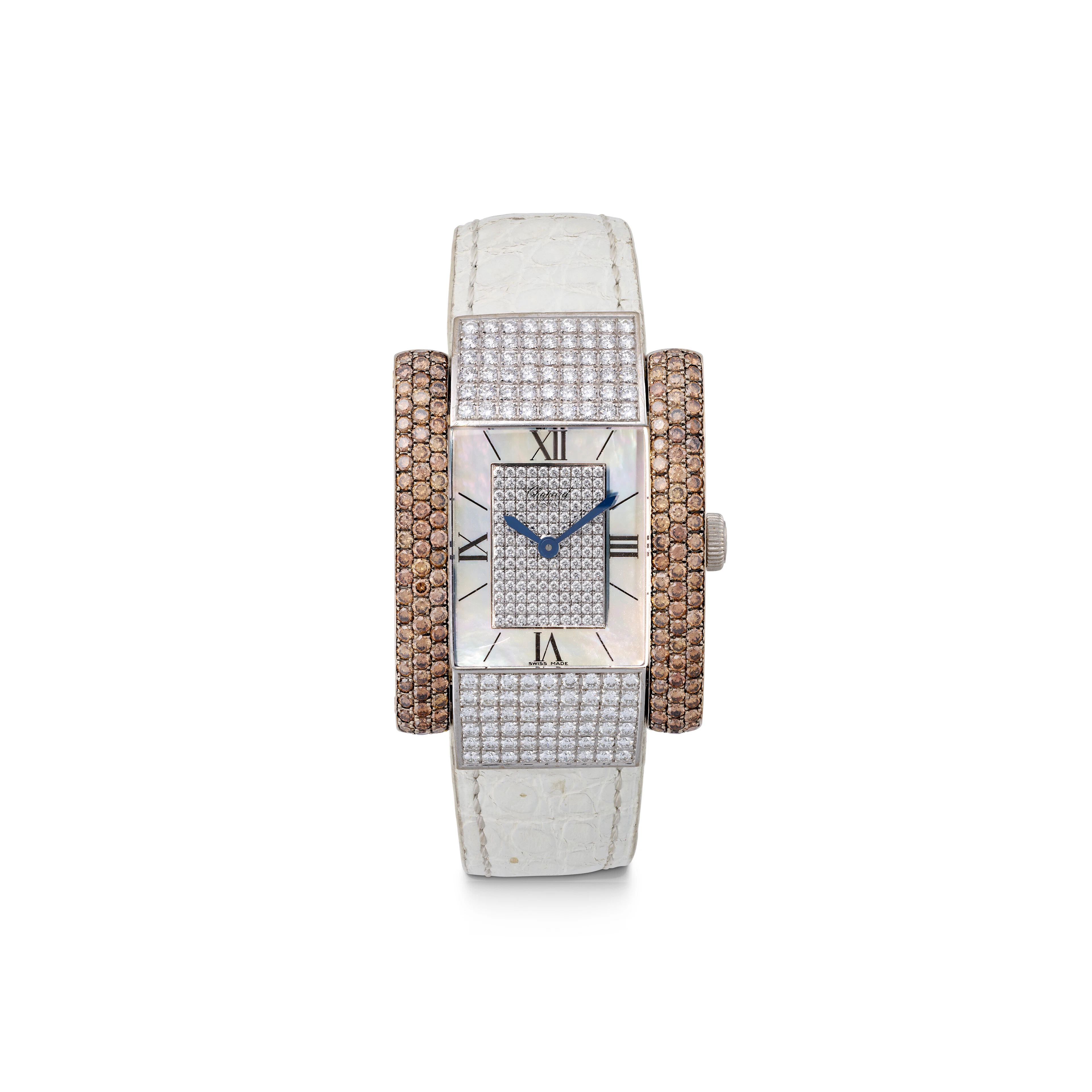 Chopard Mother-Of-Pearl, Coloured Diamond and Diamond 'La Strada' Wristwatch
