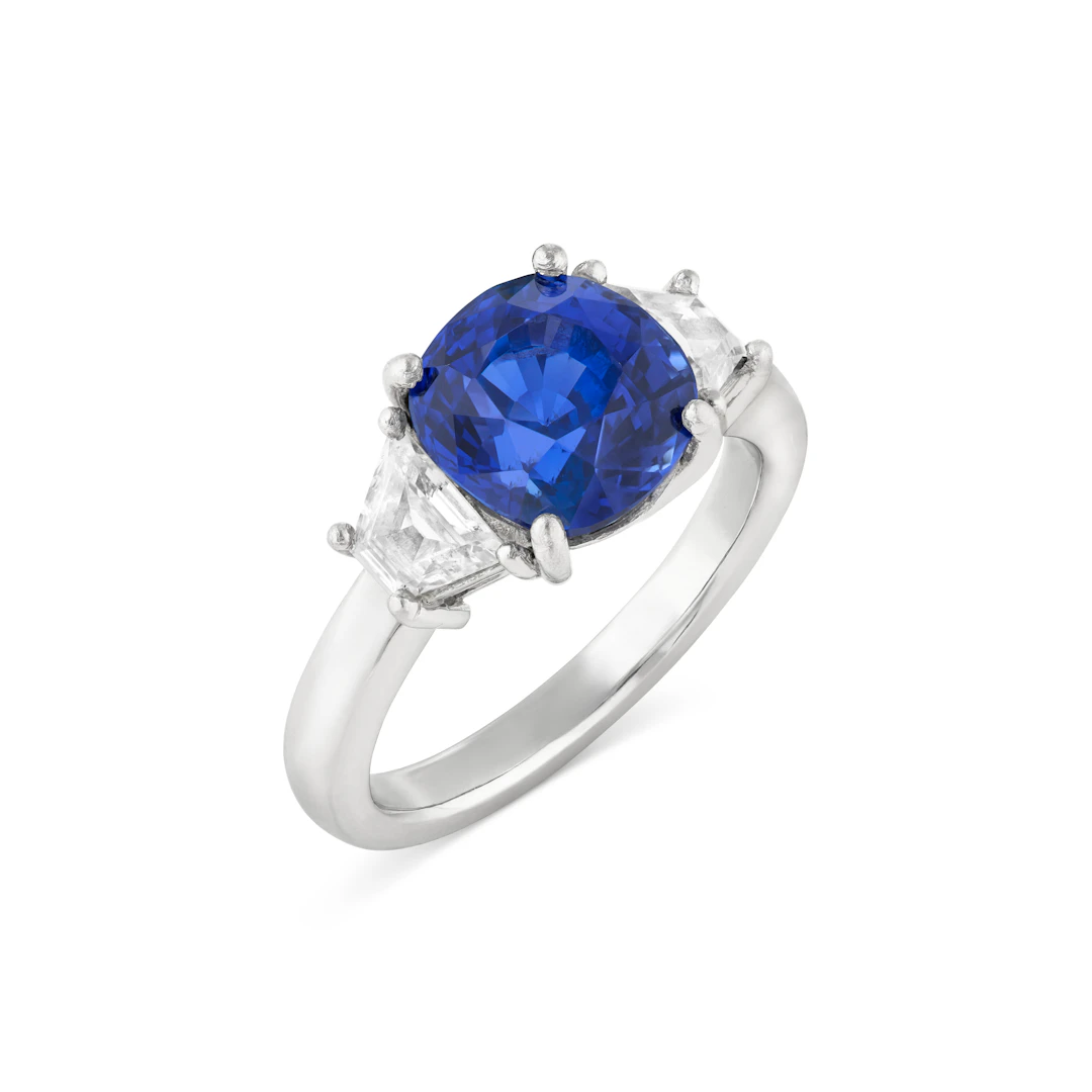 Sapphire and Diamond Ring