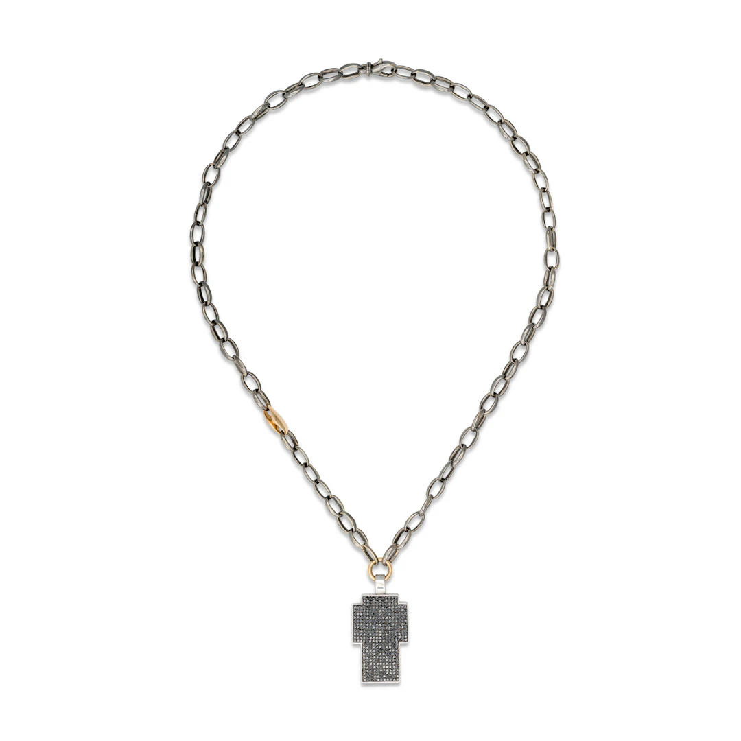 Gavello Coloured Diamond Cross Necklace