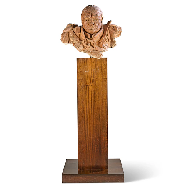 A Terracotta Maquette of Sir Winston Churchill