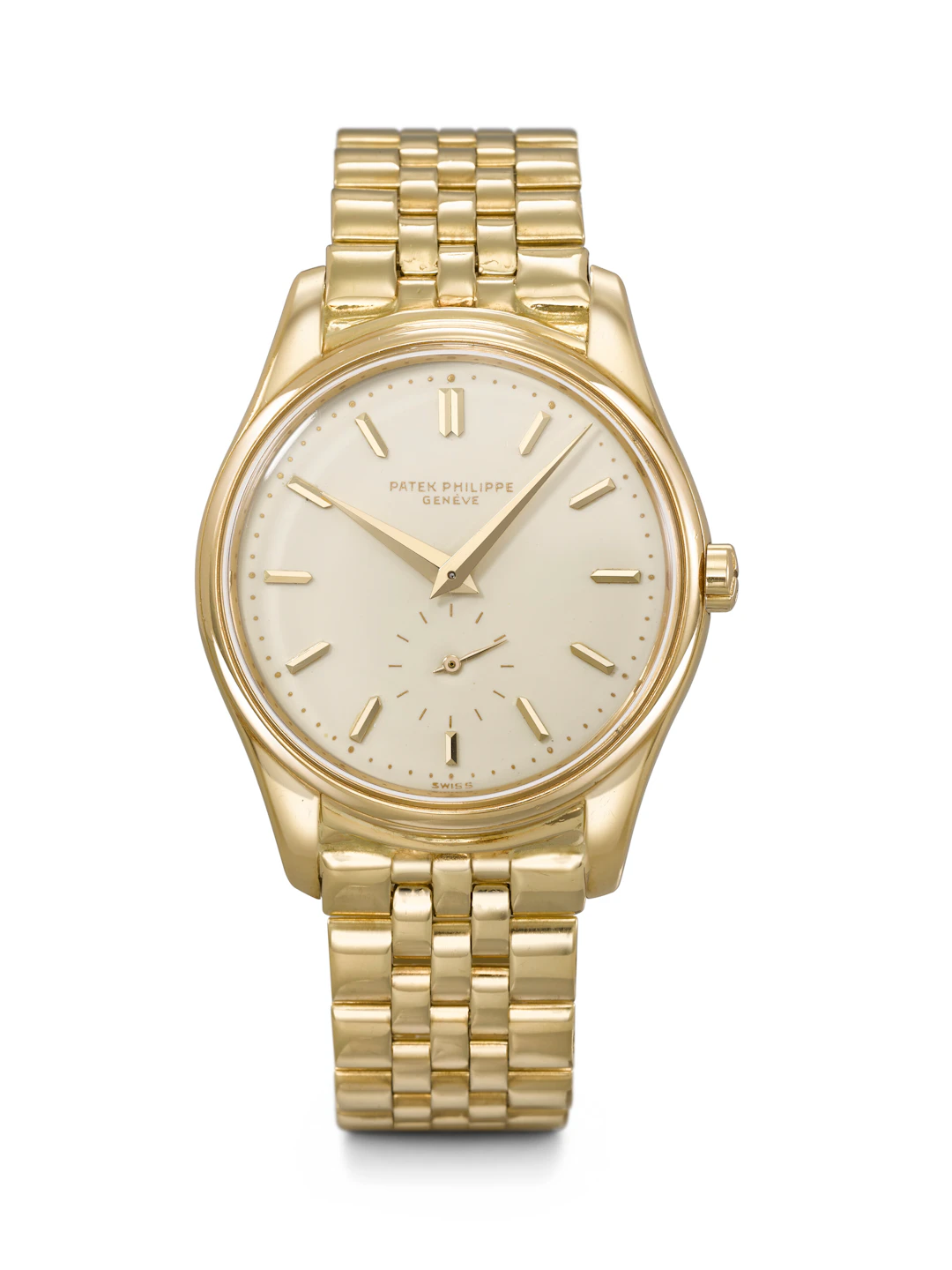 Patek Philippe. A Very Rare and Elegant 18K Gold Automatic Wristwatch