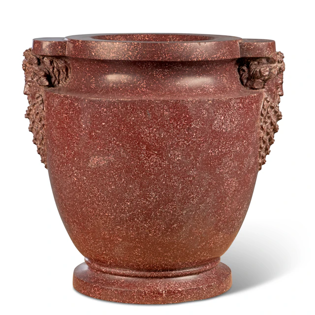 An Italian Porphyry Vase