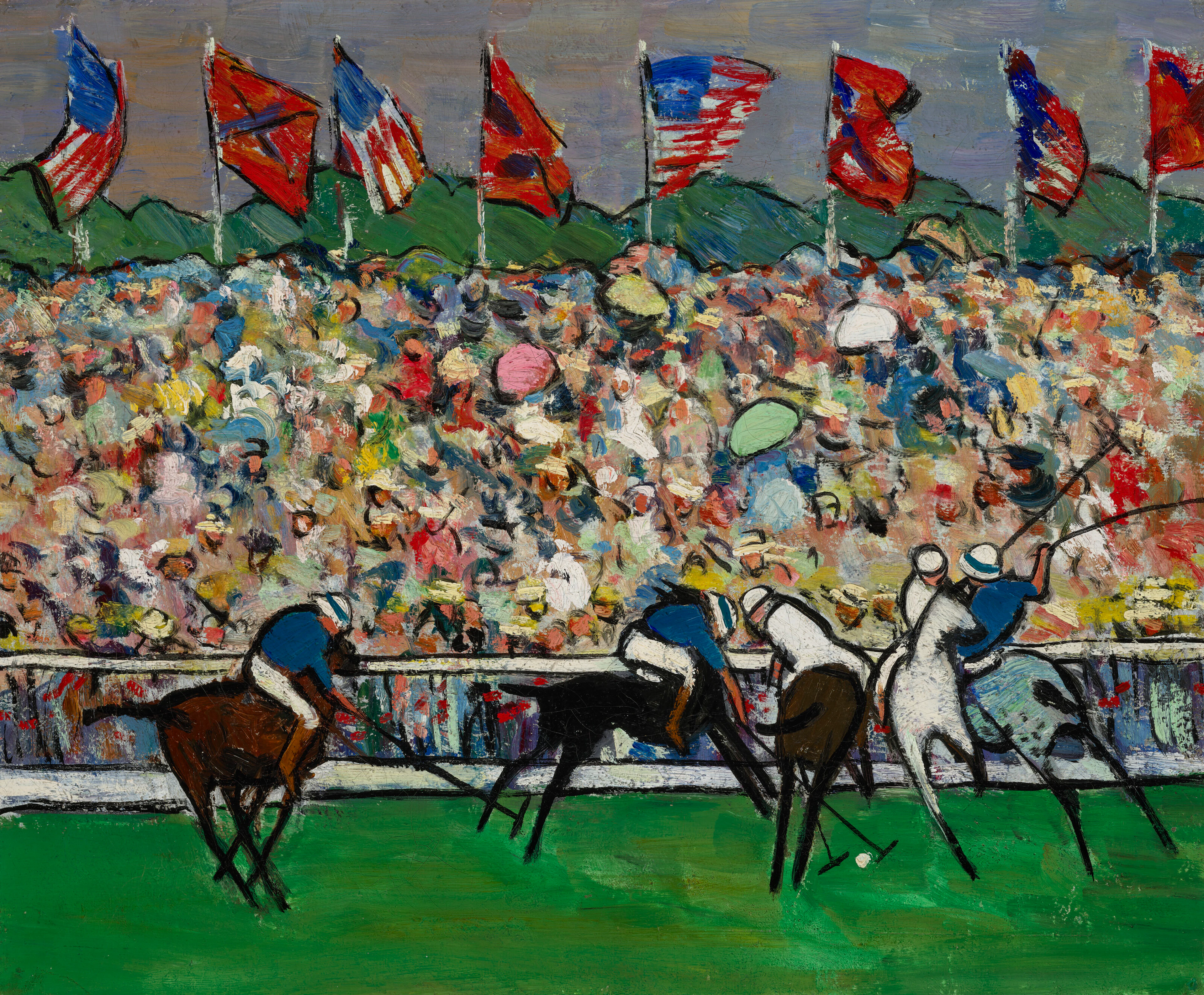 WALT KUHN (1877-1949) Polo Game