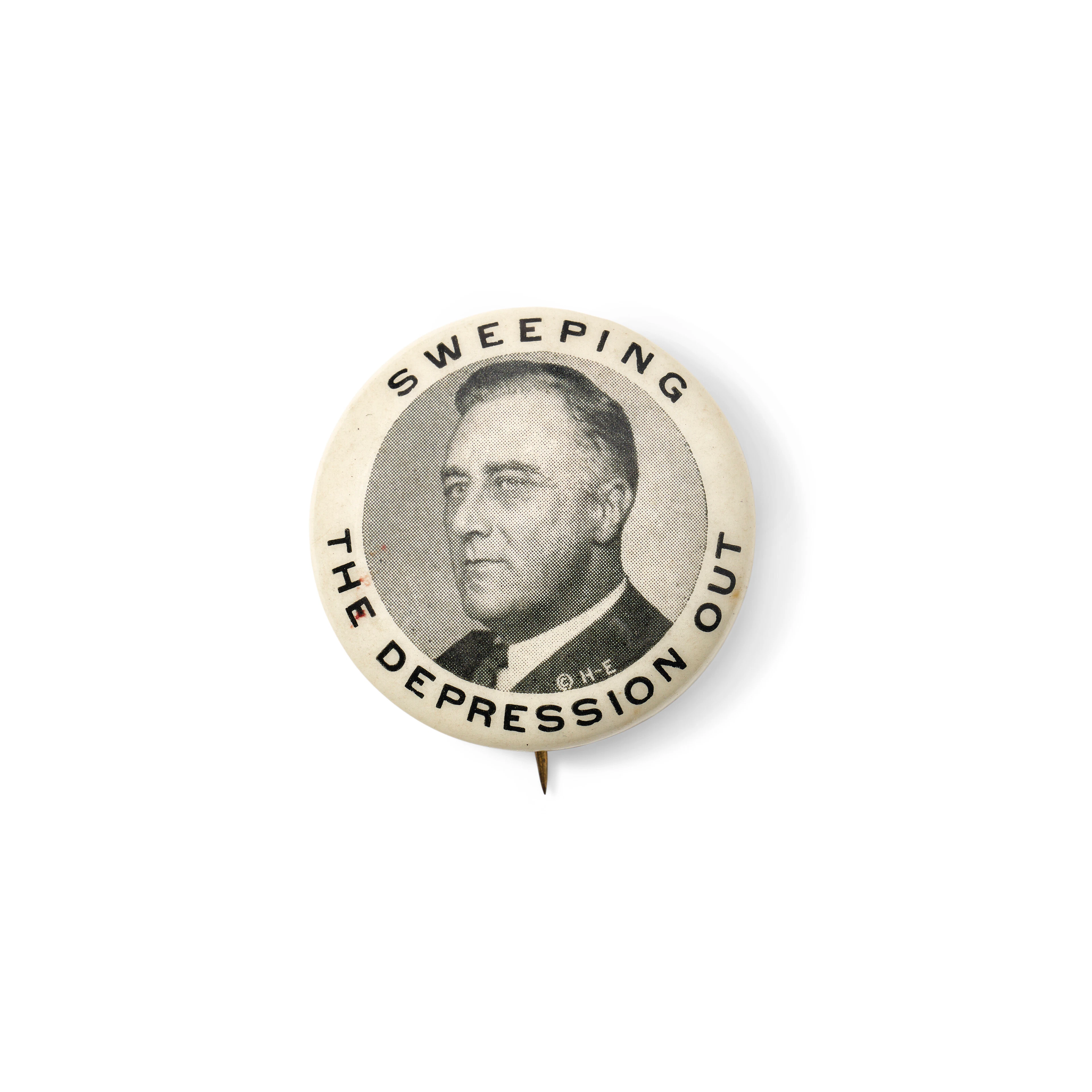 Franklin D. Roosevelt Re-Election Campaign Button