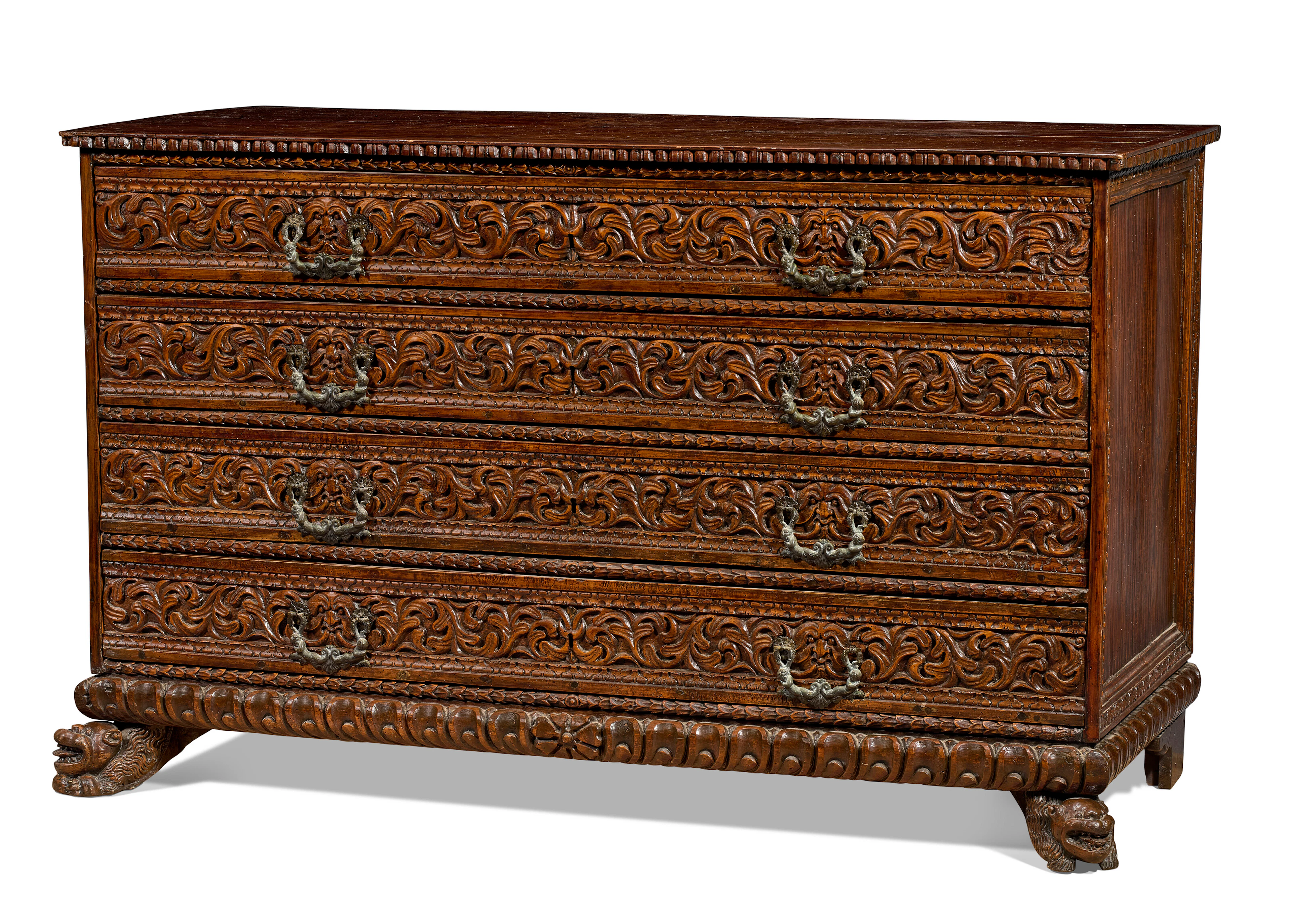 A North Italian Walnut Commode