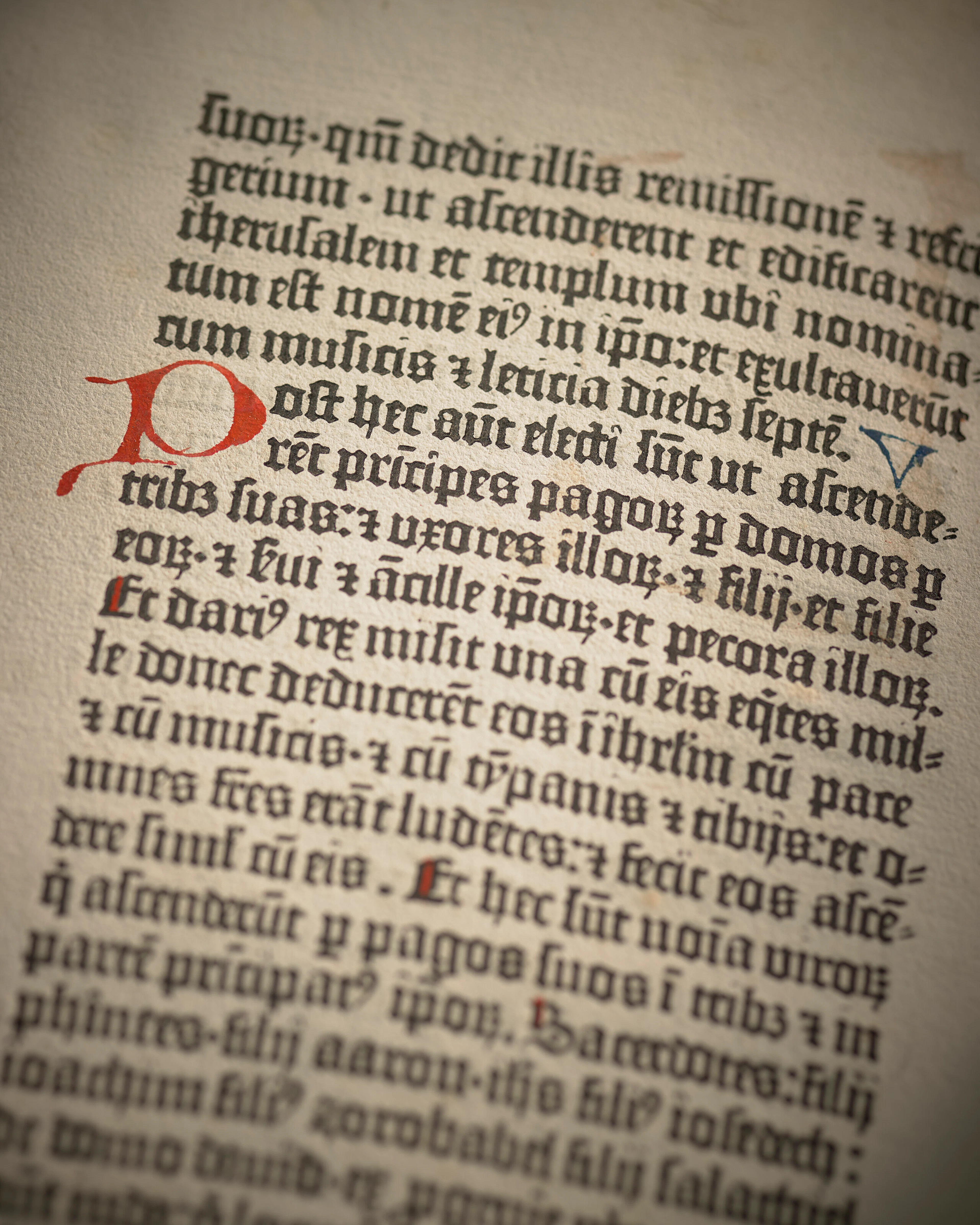 Leaf of the Gutenberg Bible