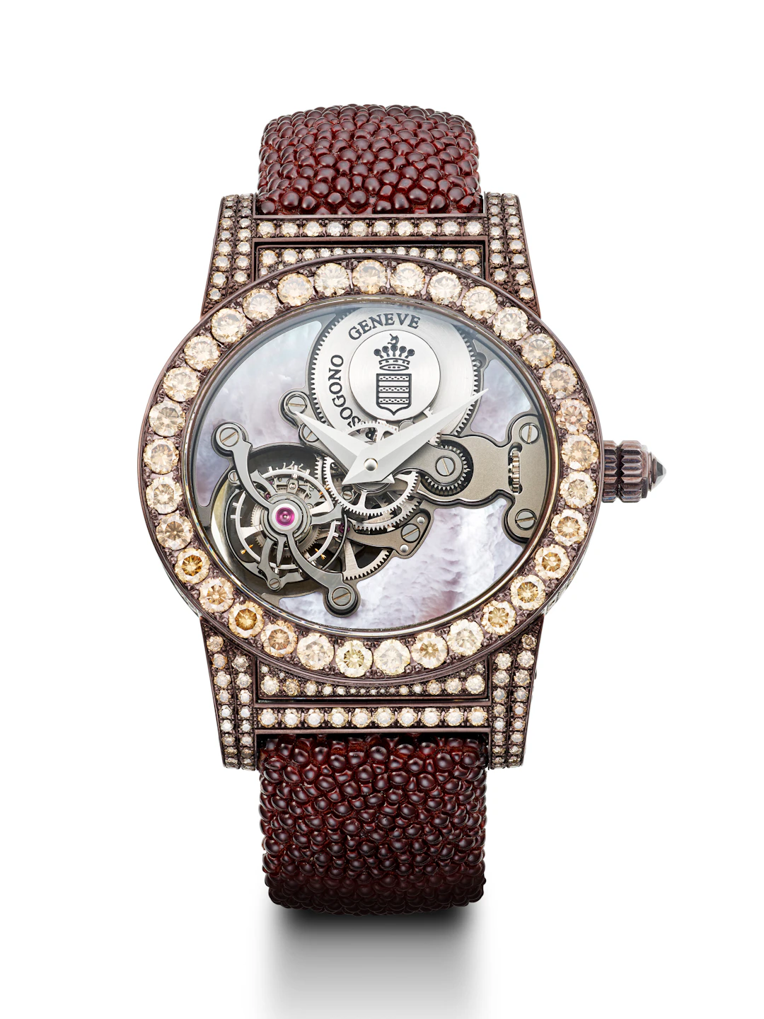 De Grisogono, Limited Edition Brown Pvd-Coated White Gold and Brown