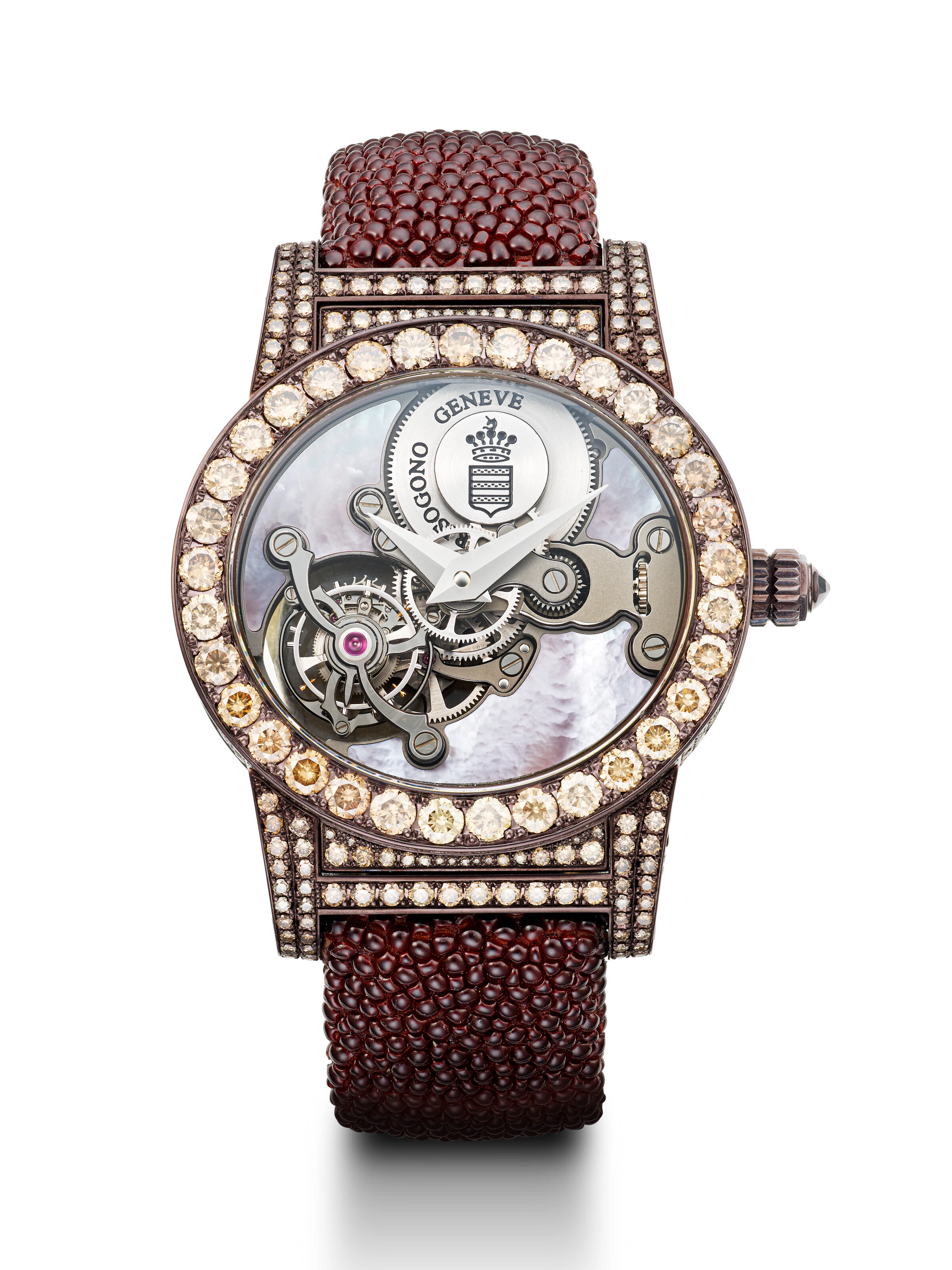 De Grisogono, Limited Edition Brown Pvd-Coated White Gold and Brown