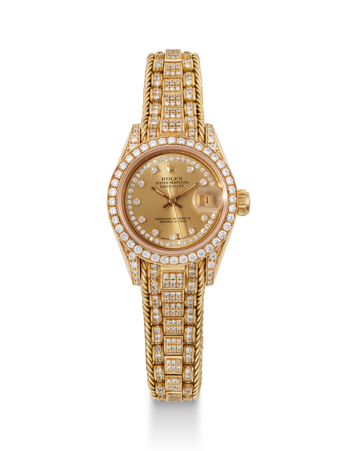 Rolex, Yellow Gold and Diamond-Set 'Datejust', Ref. 69158