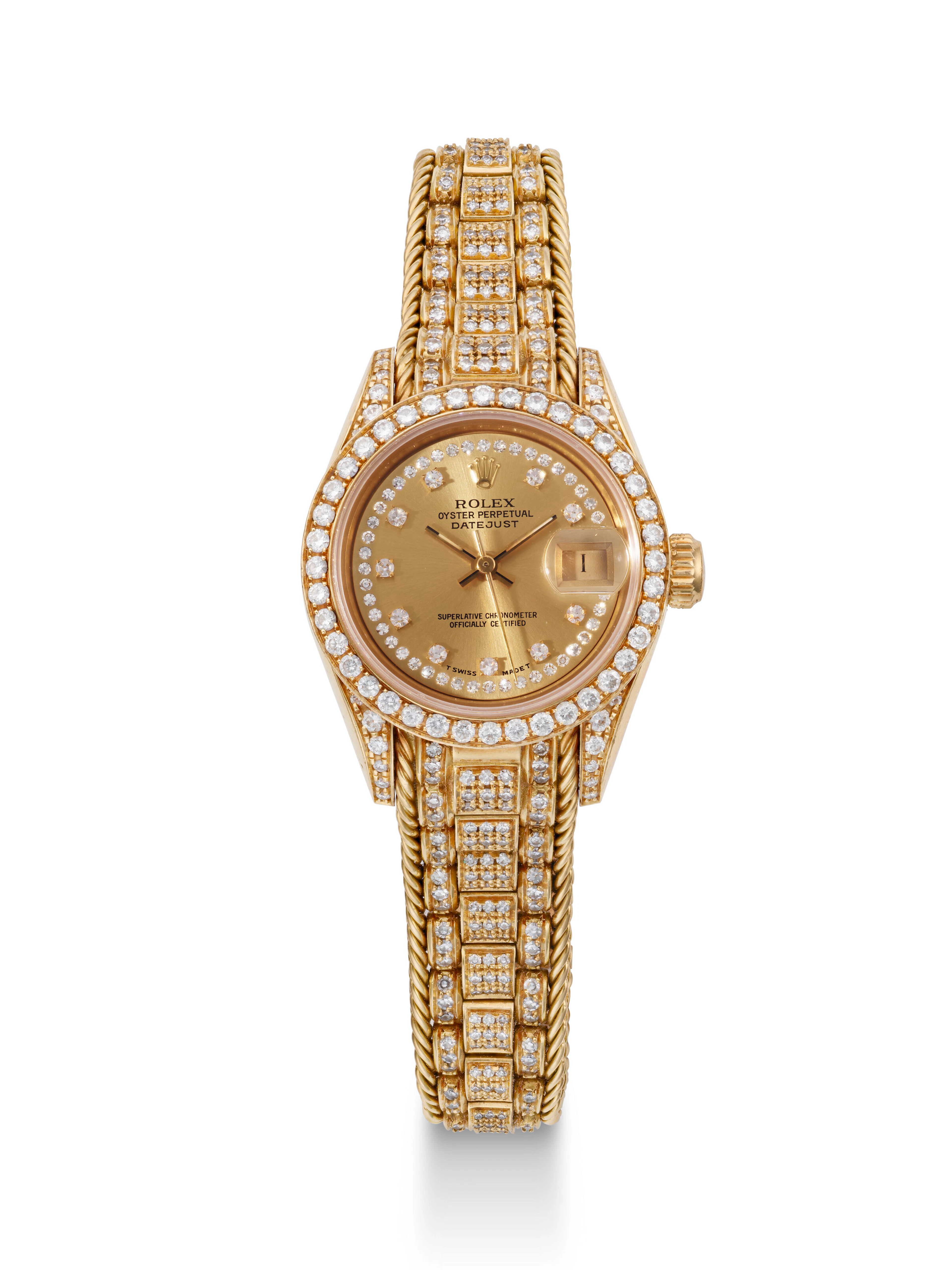 Rolex, Yellow Gold and Diamond-Set 'Datejust', Ref. 69158