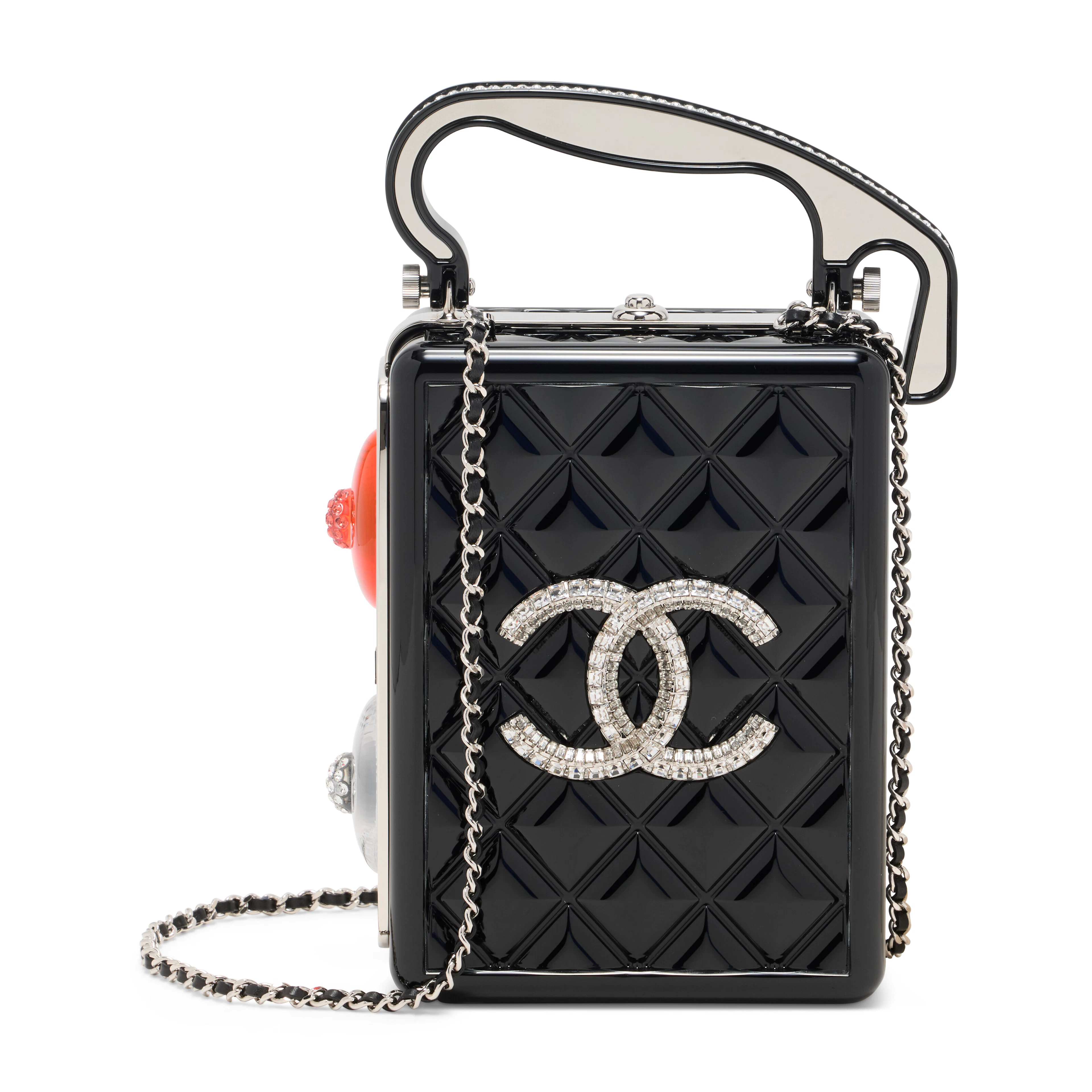 A Runway Train Station Traffic Light Minaudière Bag