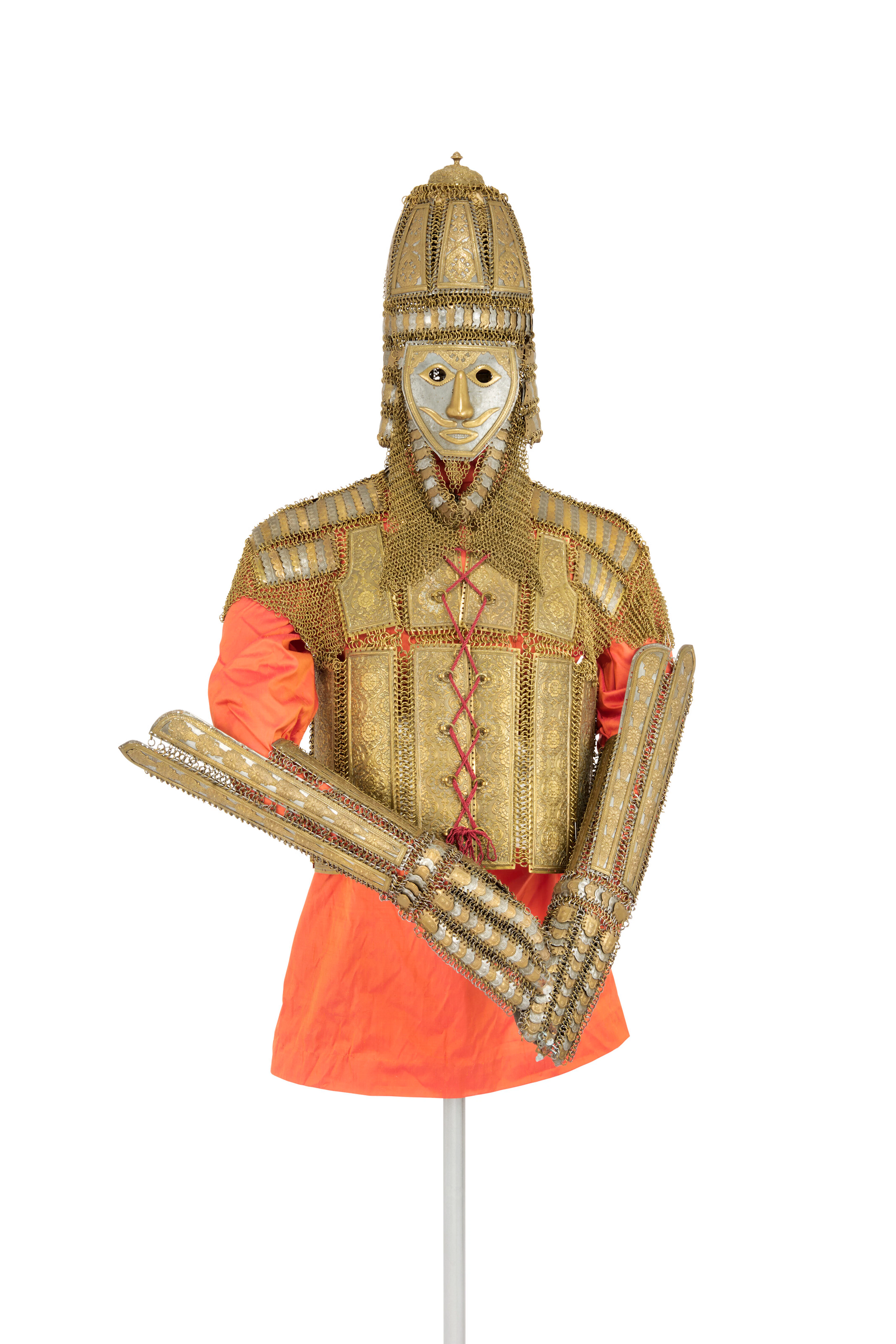 A RARE TALPUR HALF-SUIT OF MASKED ARMOUR