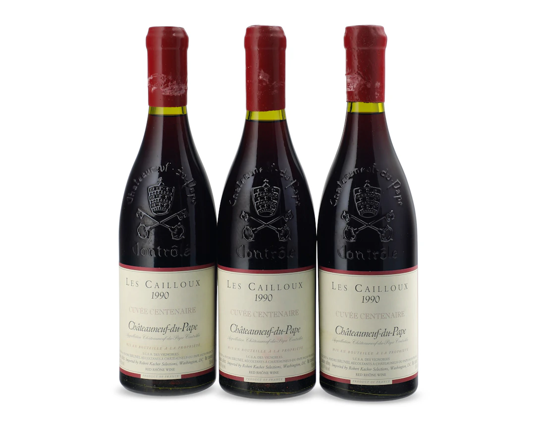 Lucien & André Brunel, Châteauneuf-Du-Pape Les Cailloux Cuveé Centenaire 1990