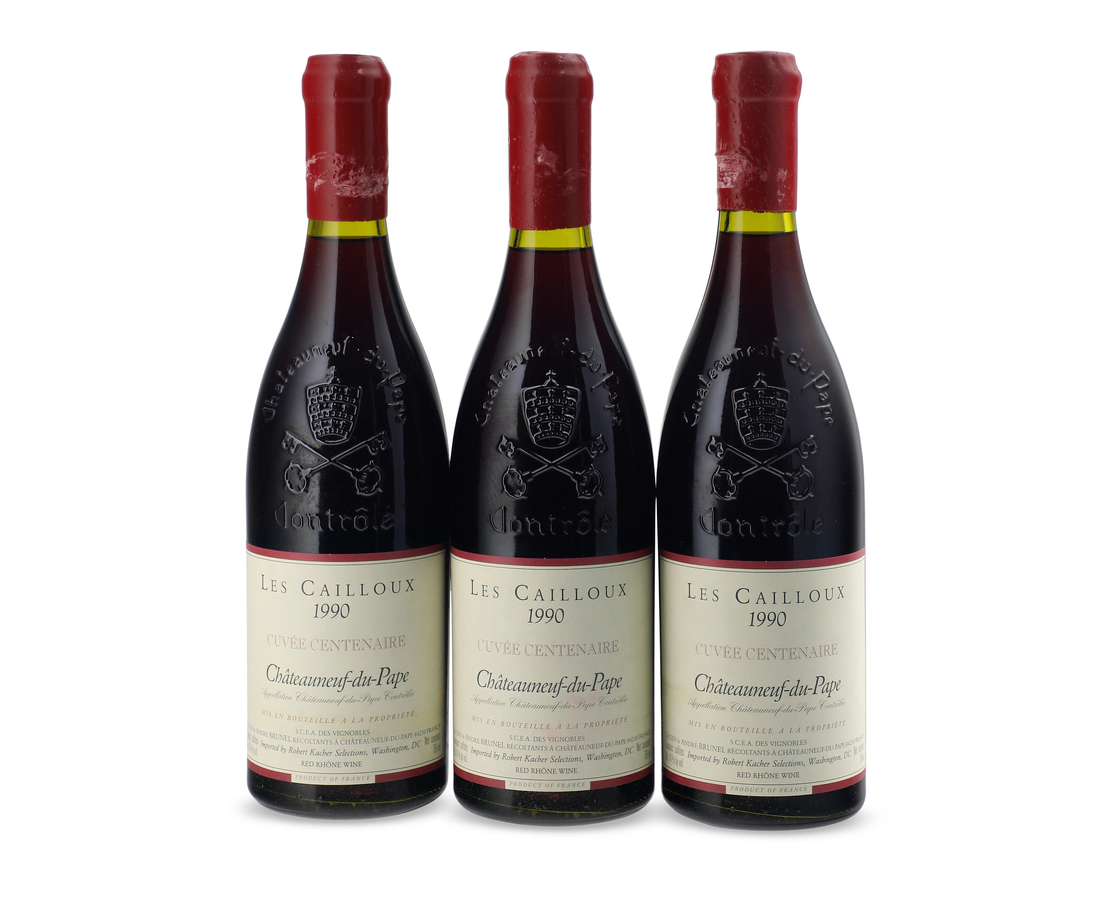 Lucien & André Brunel, Châteauneuf-Du-Pape Les Cailloux Cuveé Centenaire 1990