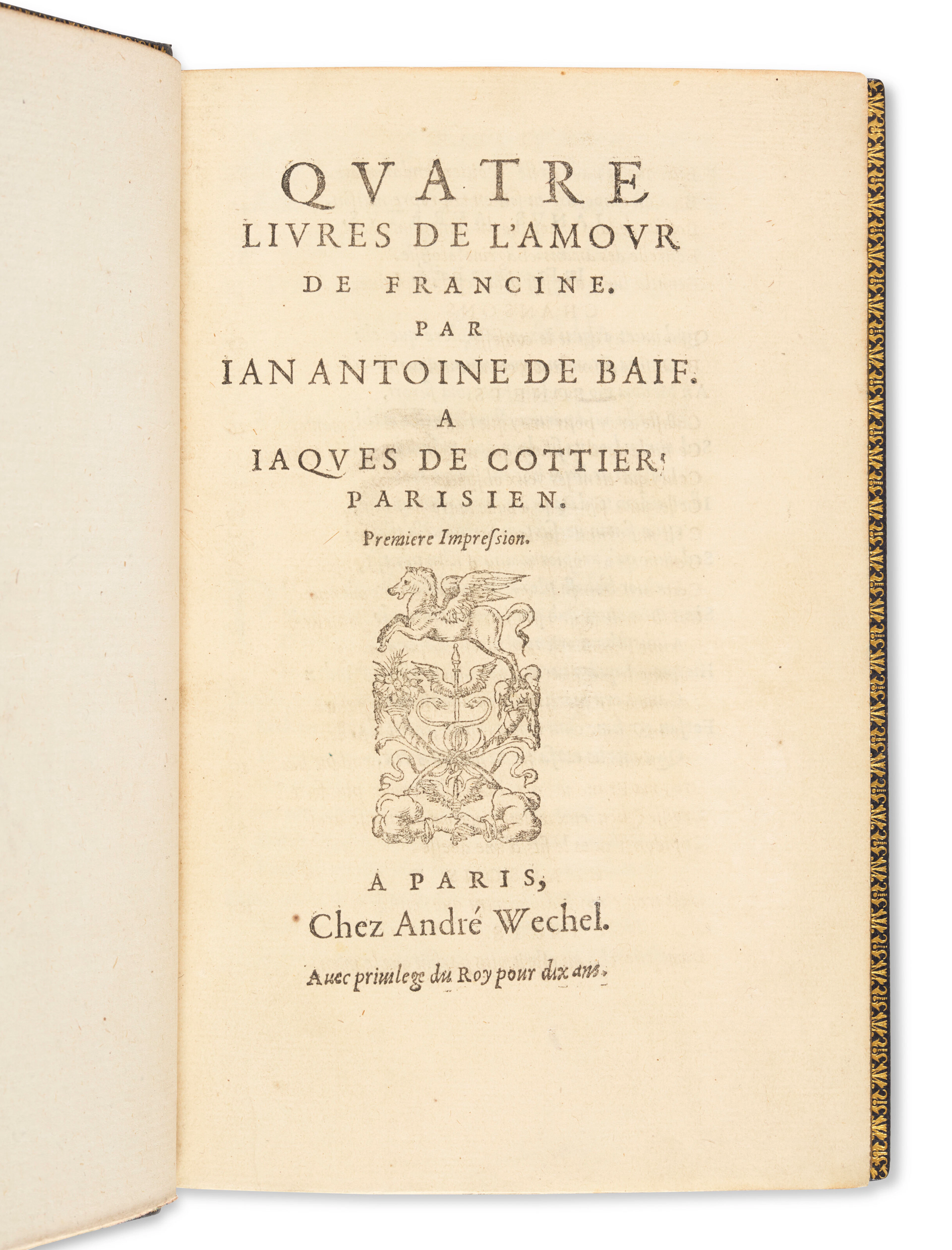 BAÏF, Jean-Antoine de (1532-1589)