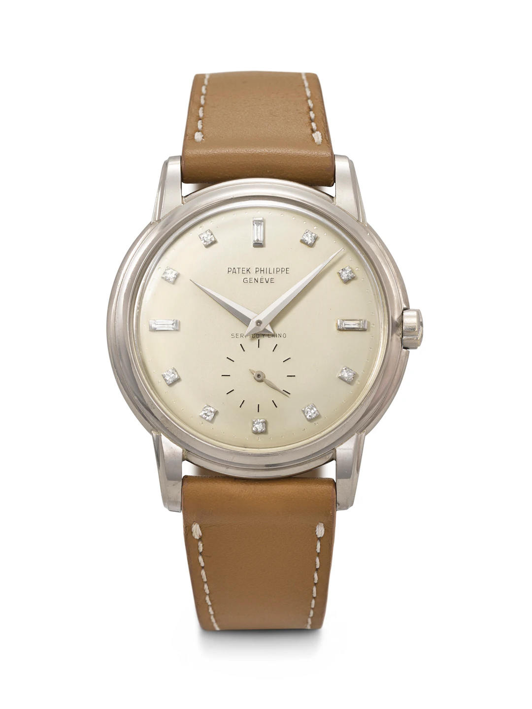 Patek Philippe. An Extremely Rare and Impressive 18K White Gold and