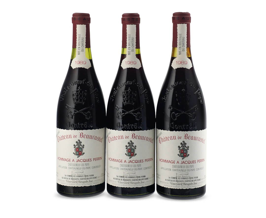 Château De Beaucastel, Châteauneuf-Du-Pape Hommage À Jacques Perrin 1989