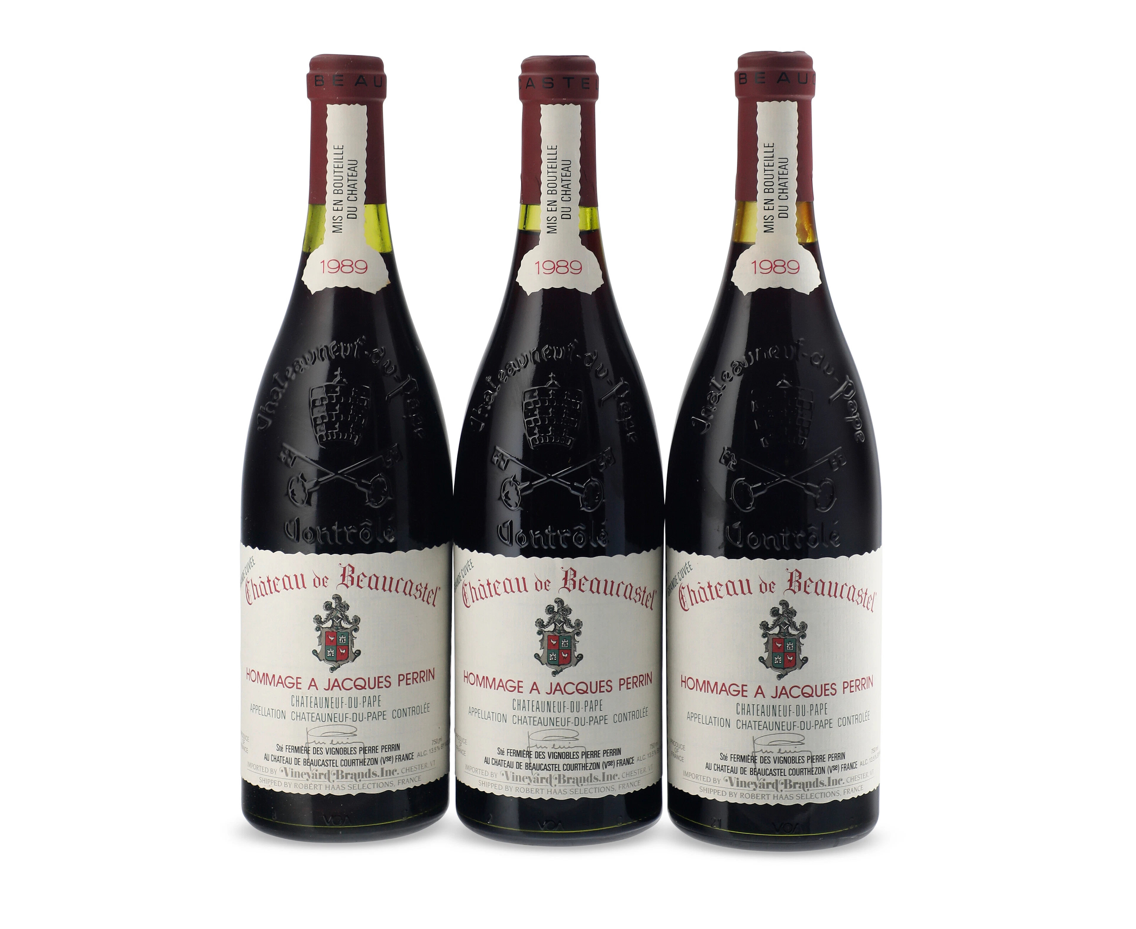 Château De Beaucastel, Châteauneuf-Du-Pape Hommage À Jacques Perrin 1989