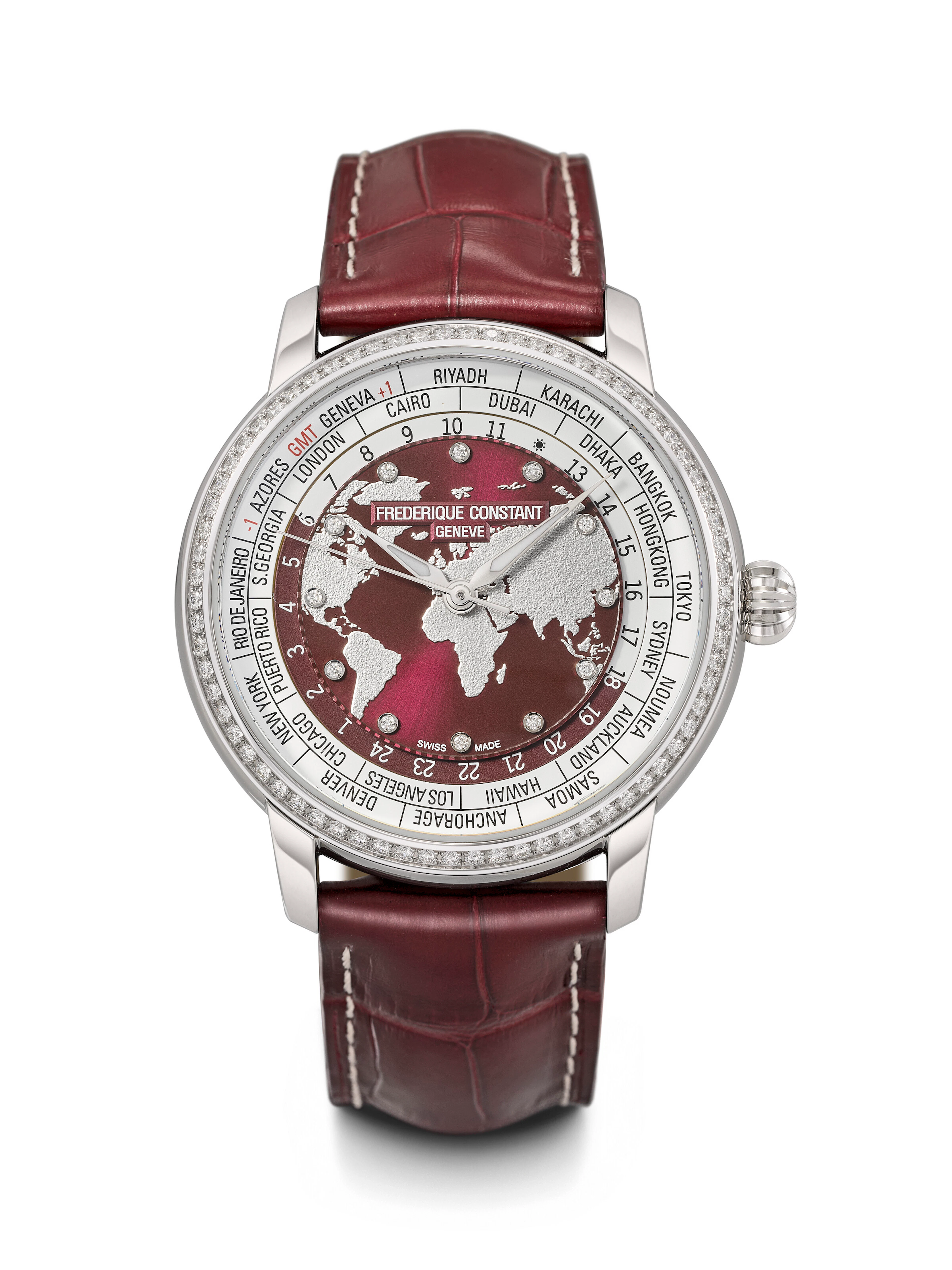 Frederique Constant. A Unique Stainless Steel and Diamond-Set Automatic