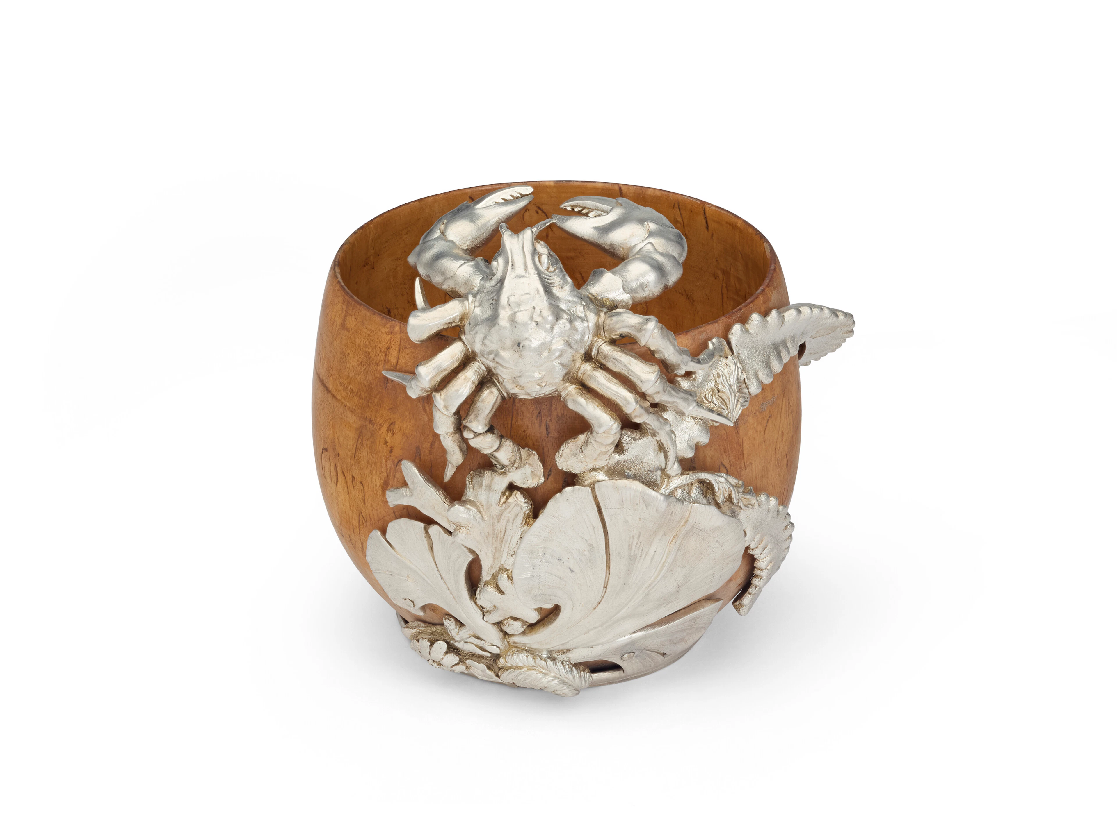 A Silver-Mounted Karelian Birch Cup