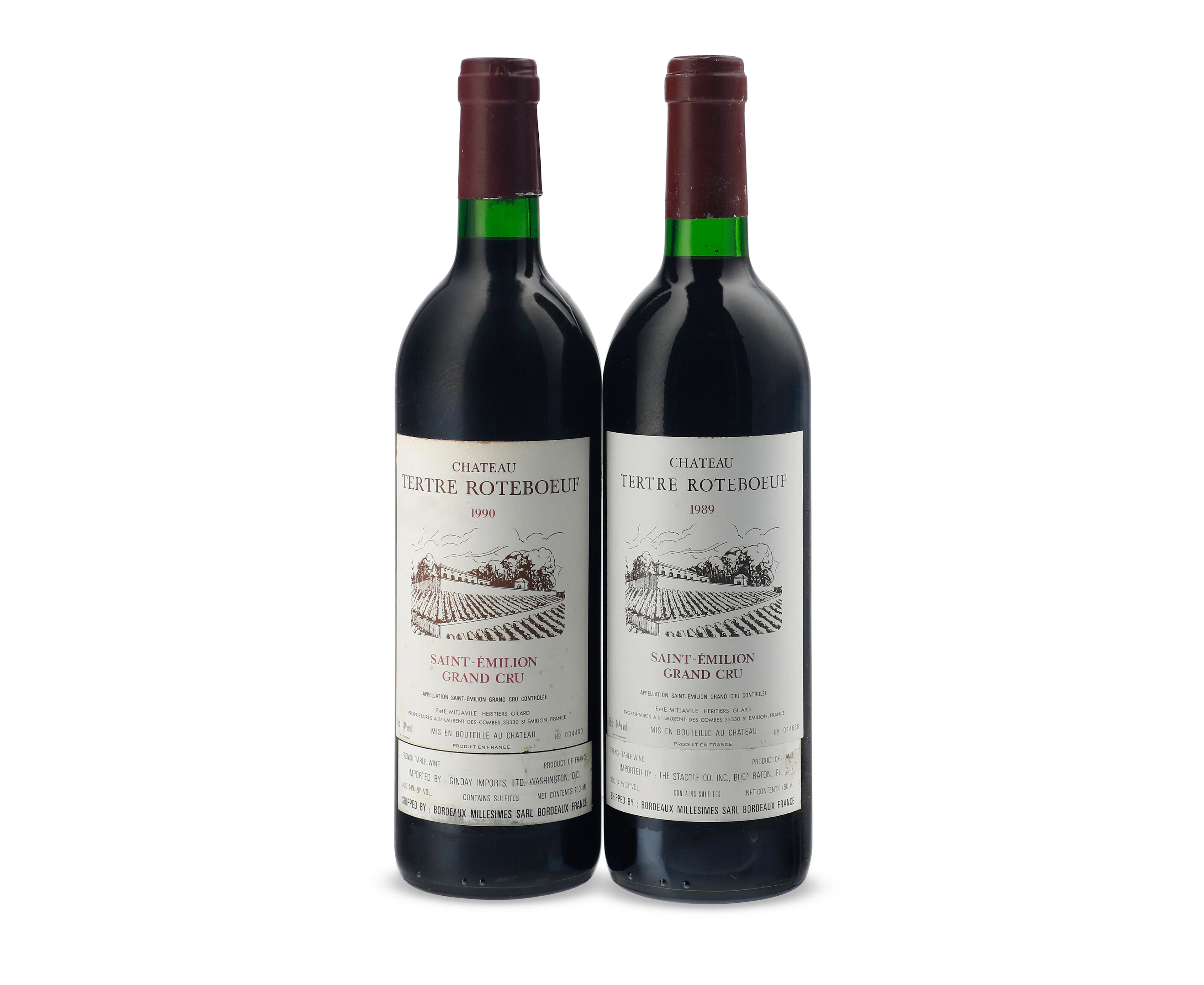 Château Tertre Roteboeuf 'Vertical' 1990 - 1989
