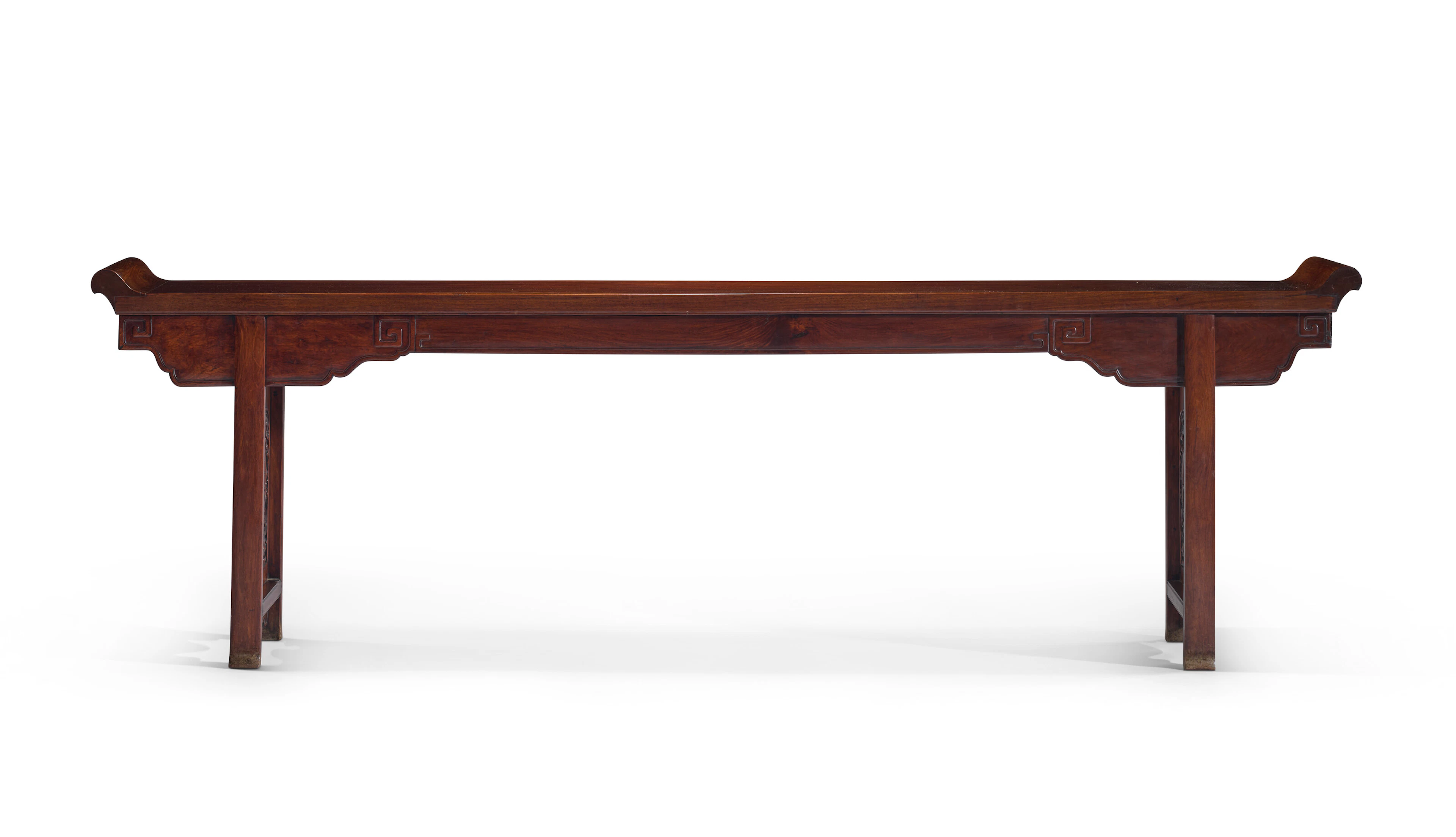 A Massive Huanghuali Trestle-Leg Table