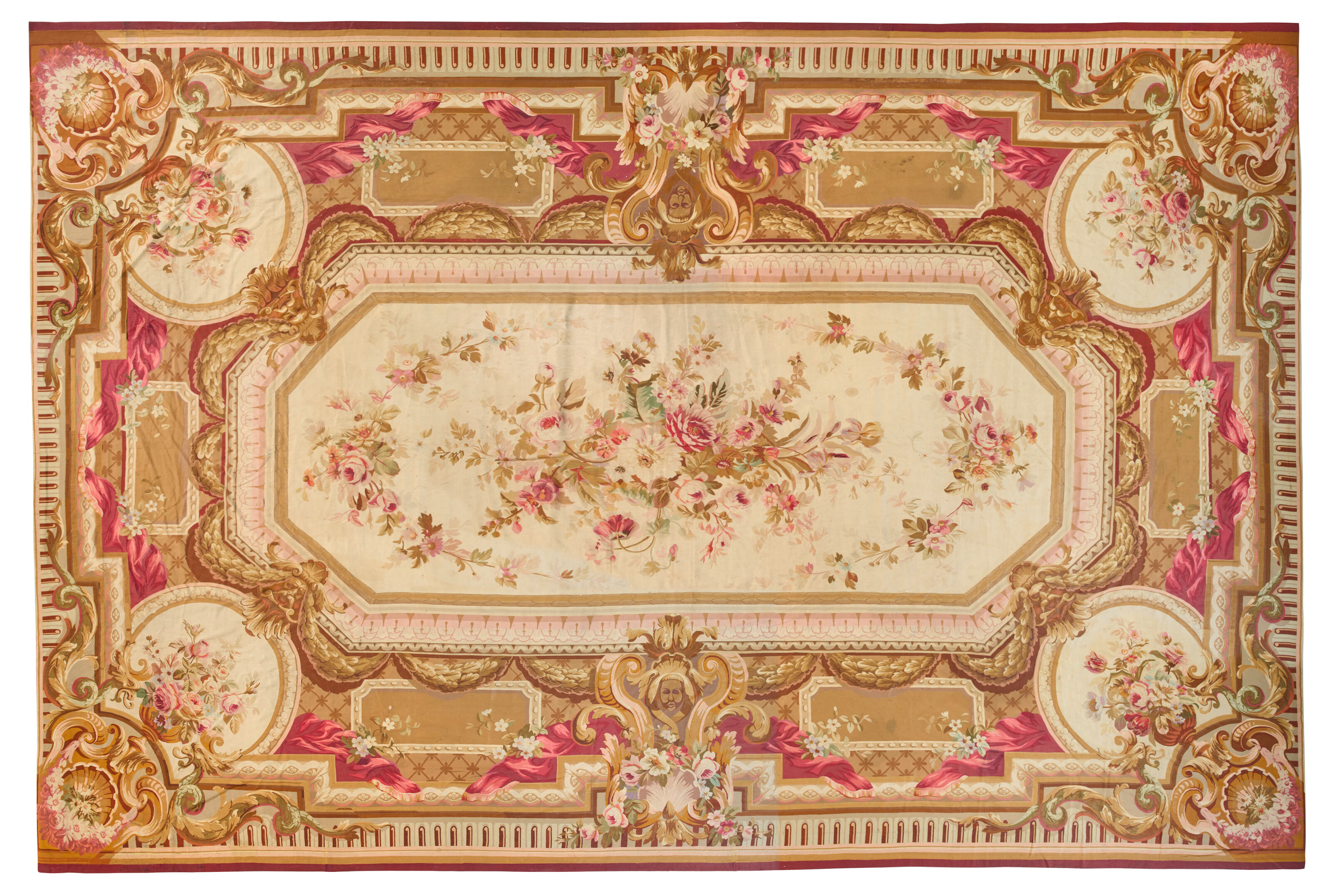 A Napoleon Iii Aubusson Carpet