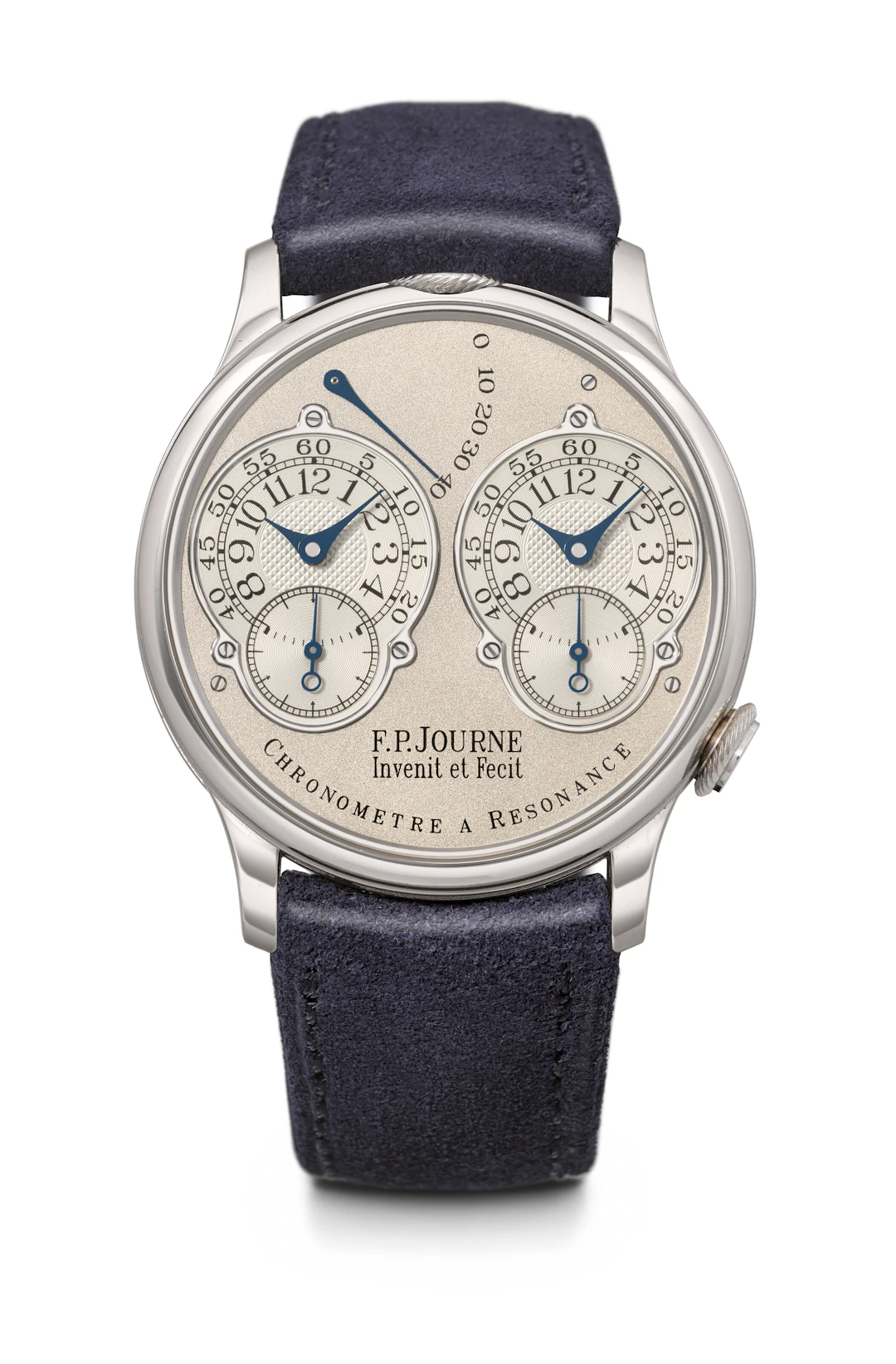 F.p. Journe. An Extremely Rare and Early Platinum Chronometer Wristwatch