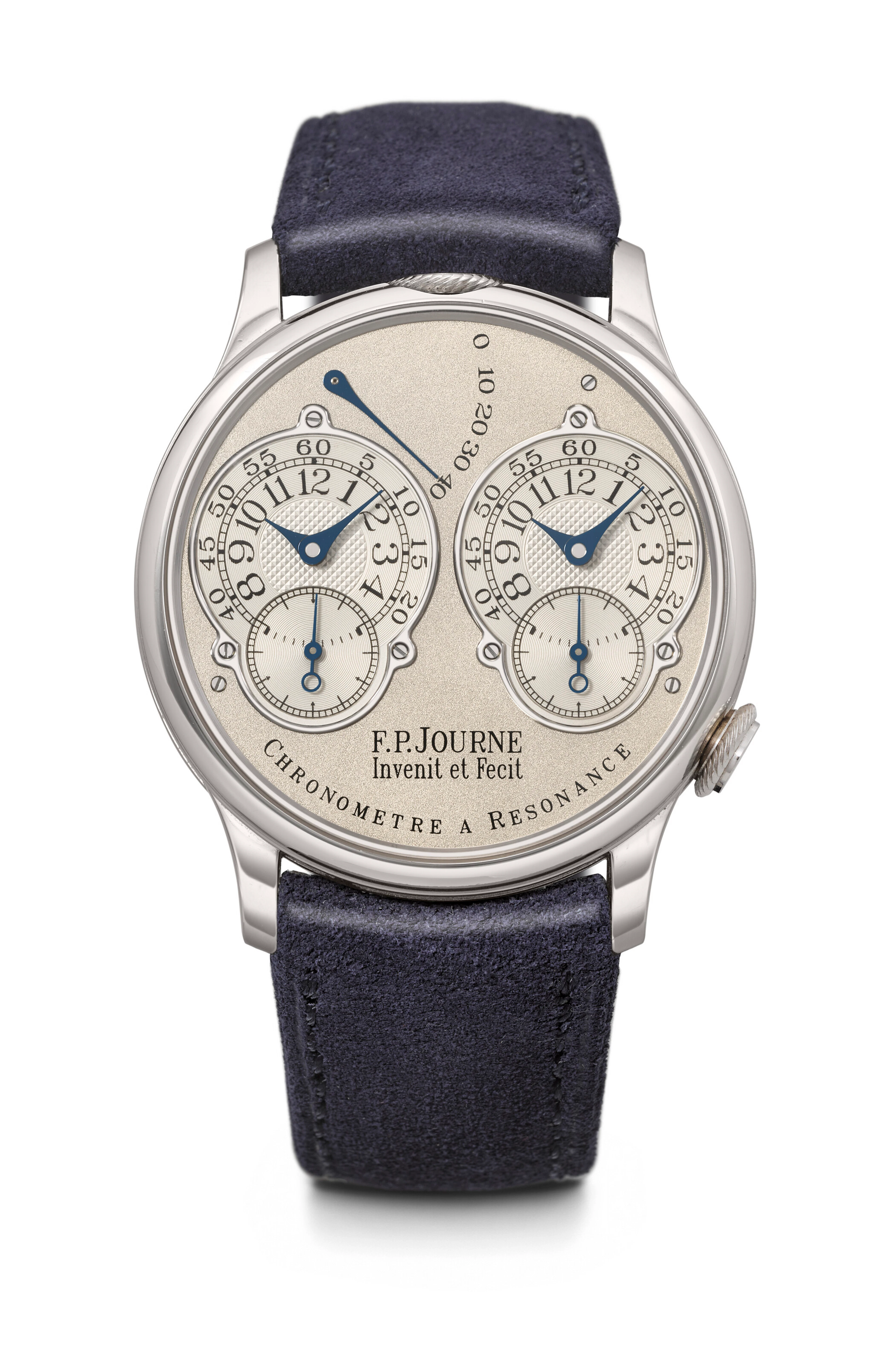 F.p. Journe. An Extremely Rare and Early Platinum Chronometer Wristwatch