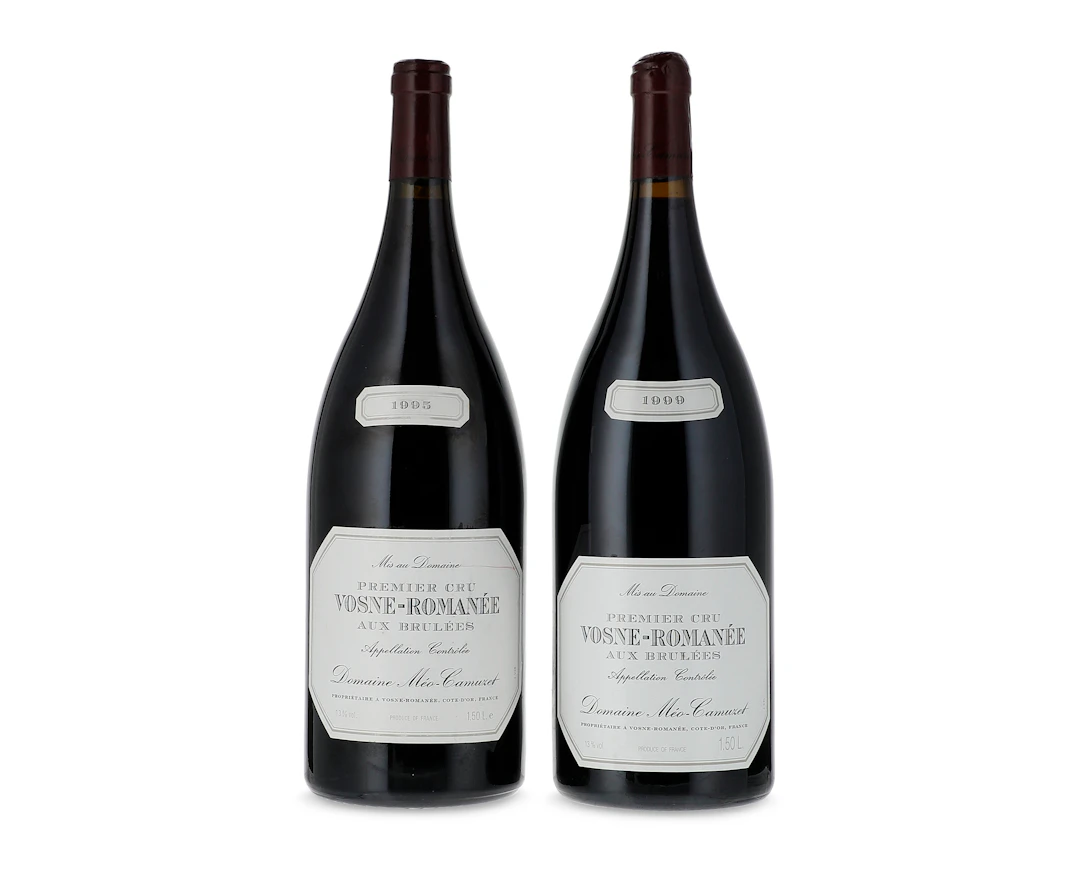 Mixed Domaine Meo Camuzet, Vosne-Romanée, Aux Brûlées in Magnums