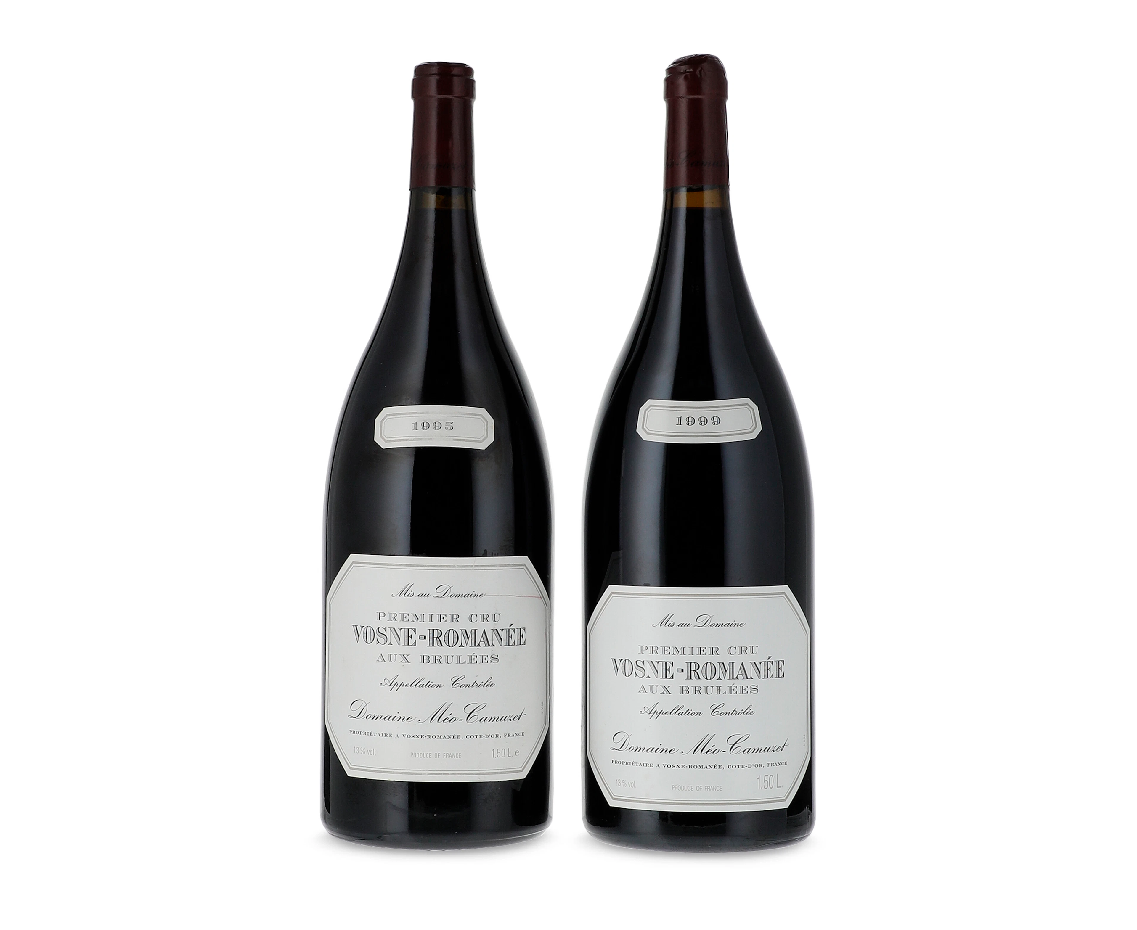 Mixed Domaine Meo Camuzet, Vosne-Romanée, Aux Brûlées in Magnums