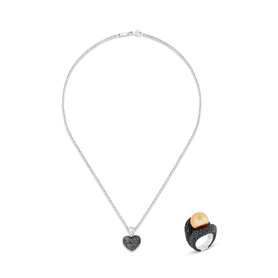 De Grisogono Group of Coloured Cultured Pearl, Coloured Diamond and