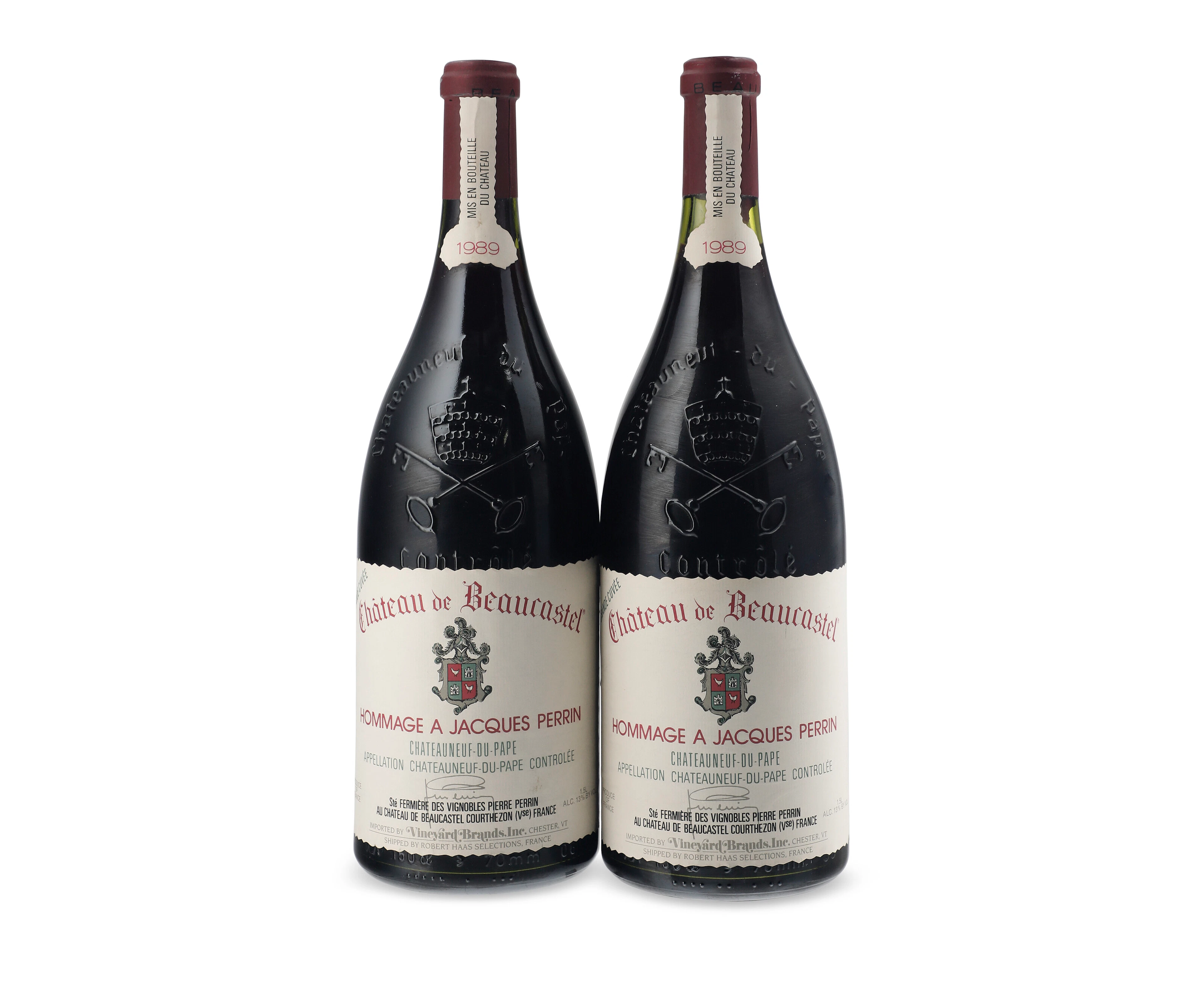 Château De Beaucastel, Châteauneuf-Du-Pape Hommage À Jacques Perrin 1989