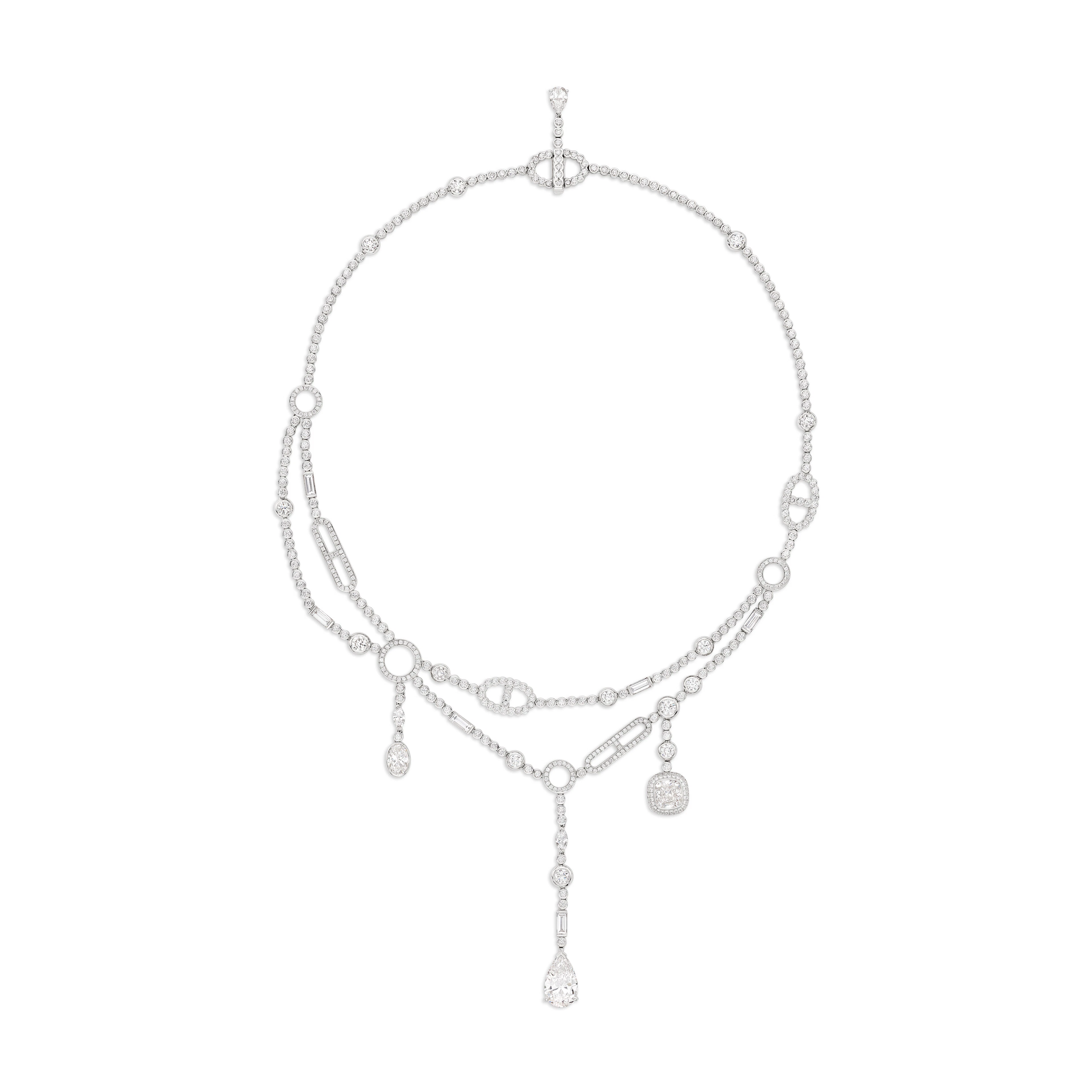 Hermès Diamond ‘Petit Jeté’ Necklace
